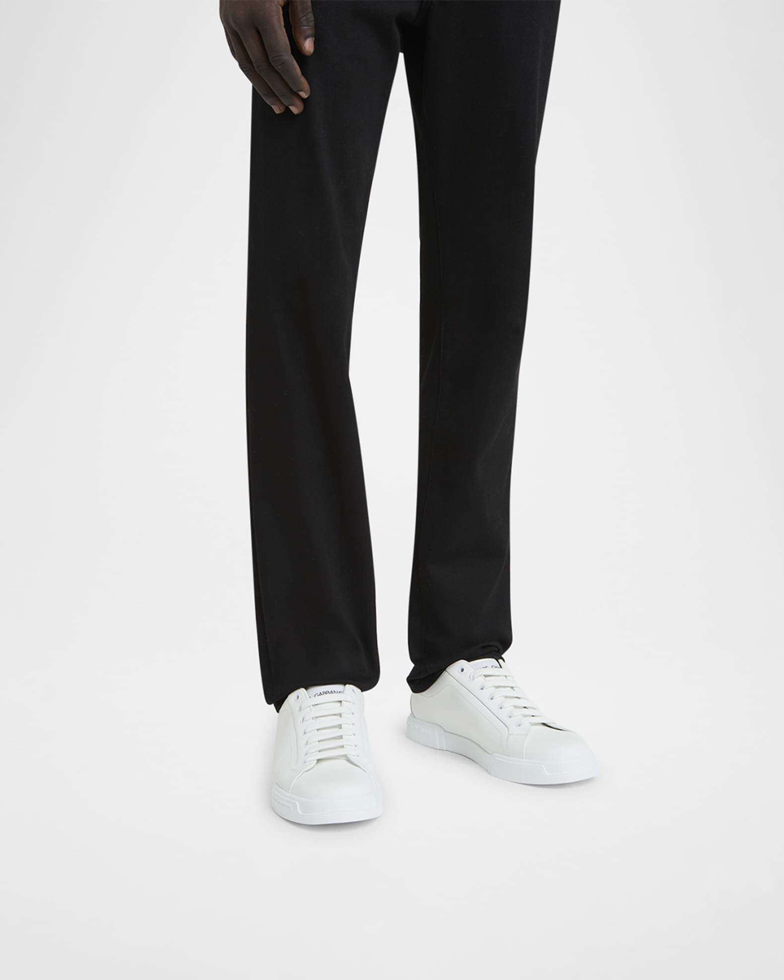 Men's Portofino Calfskin Low-Top Sneakers 1