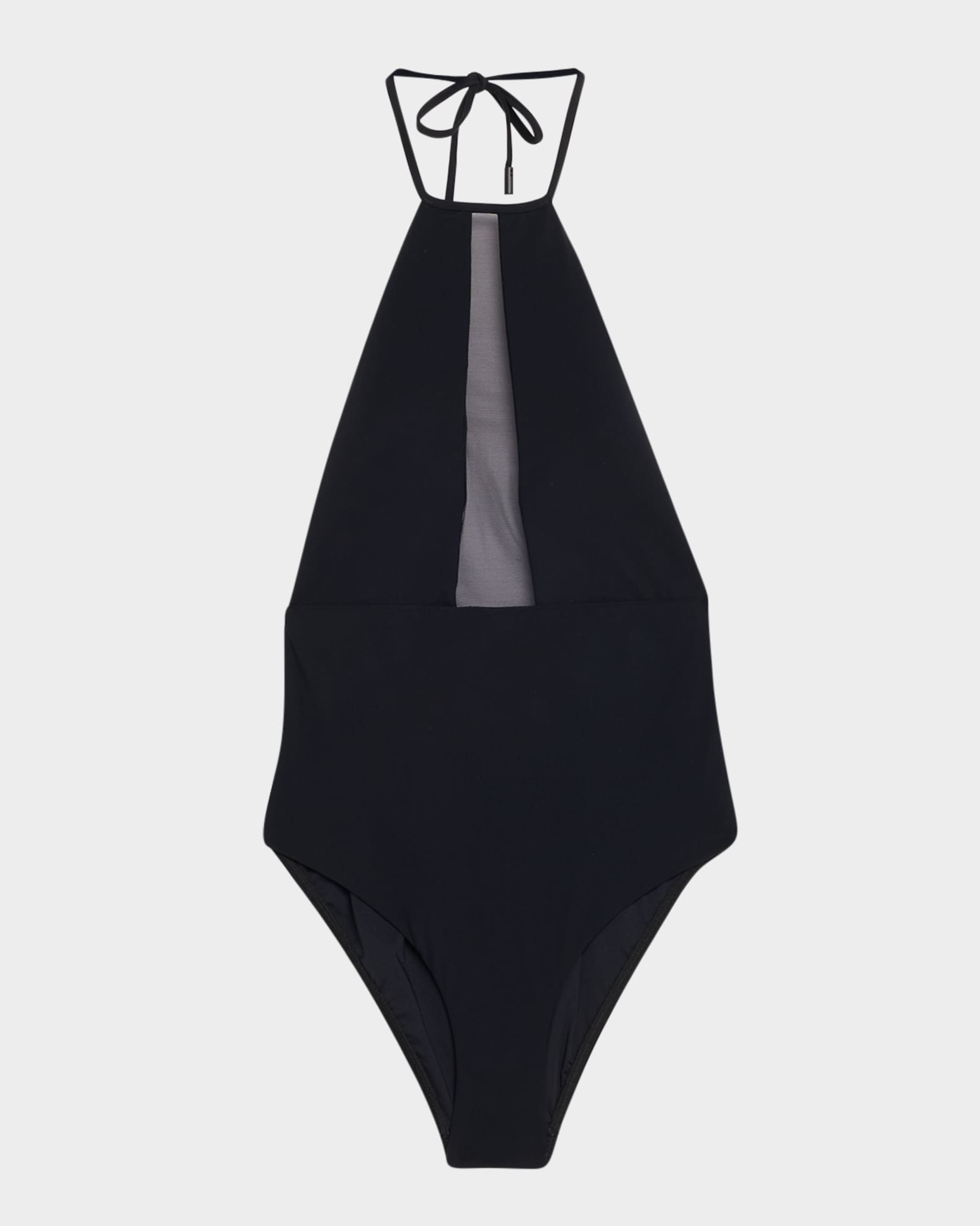 High-Neck One-Piece Swimsuit 0