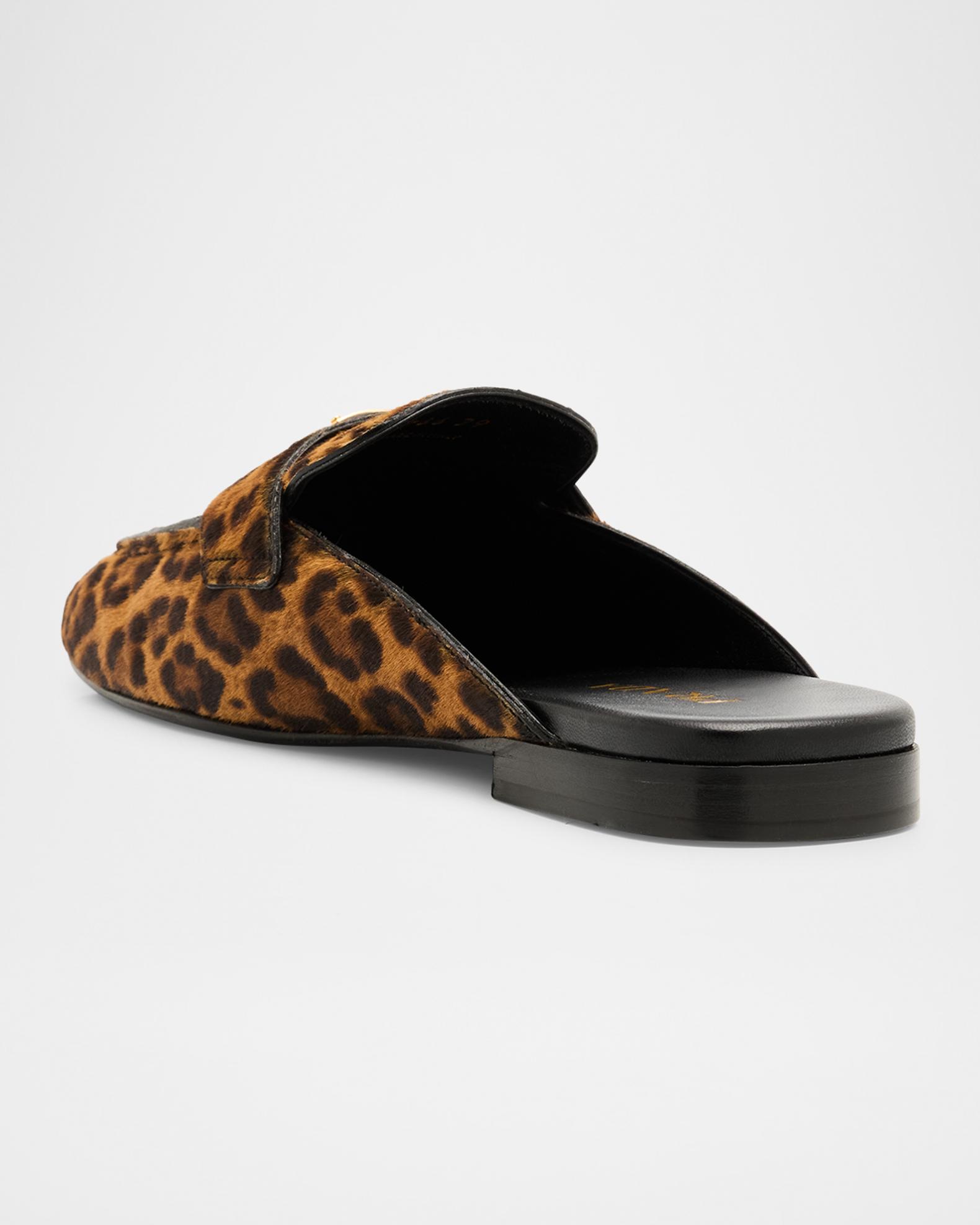 Prada Pony hair Men\'s Black Slip-On Shoes Prada Tyrolean Brixxen Pony hair men main image 3