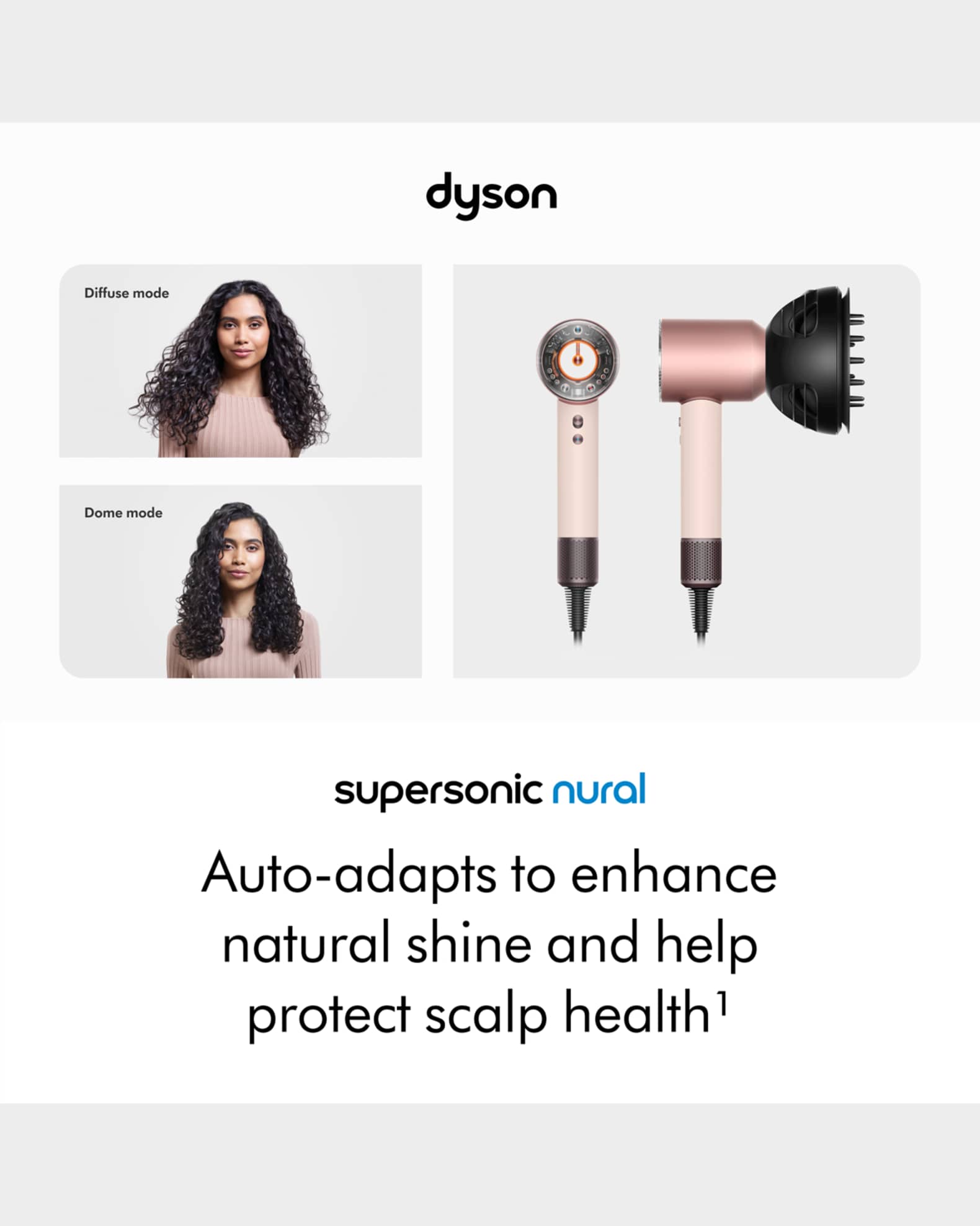 Limited Edition Supersonic Nural Hair Dryer in Jasper Plum 1