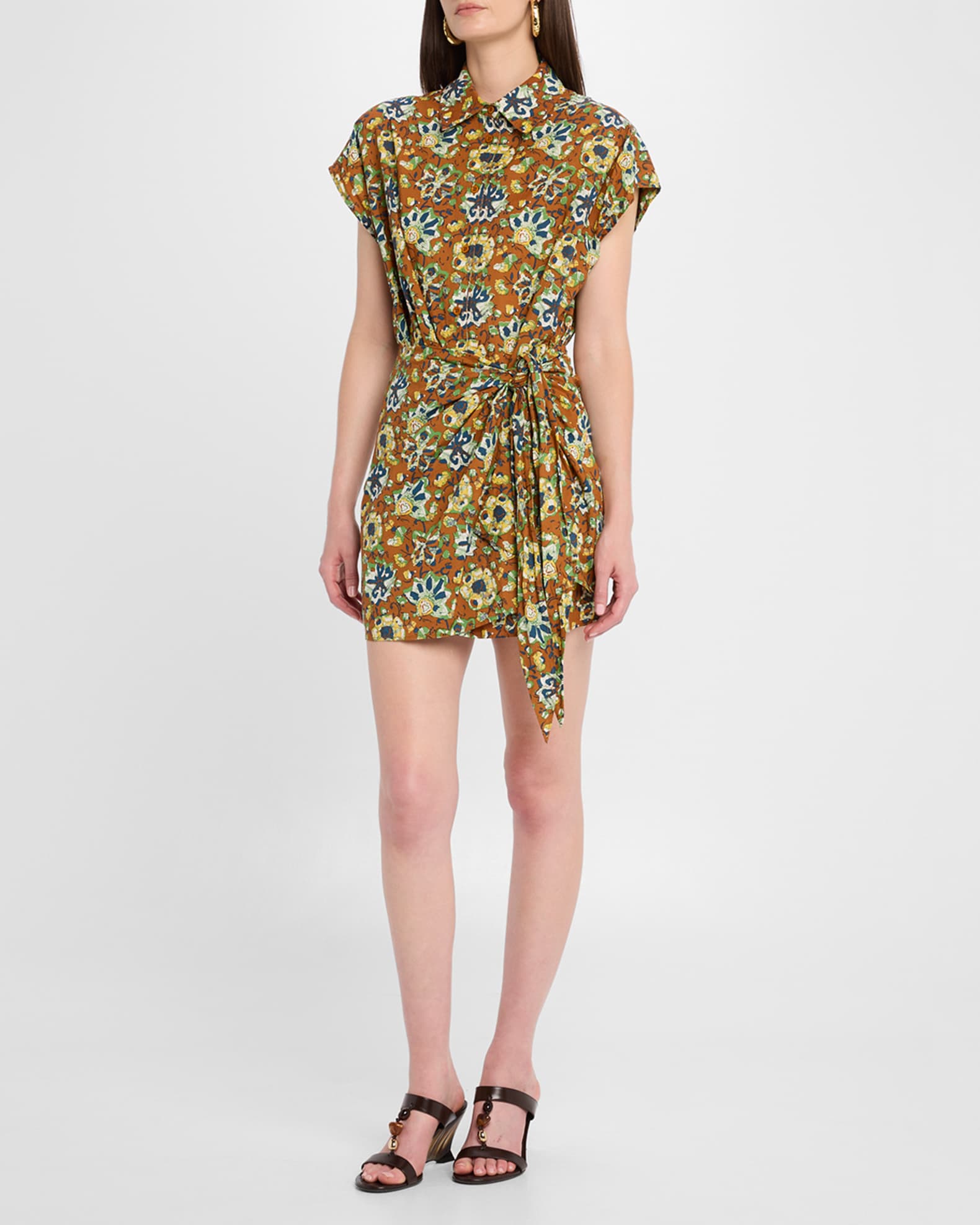 San Vito Organic Cotton Voile Mini Dress 1