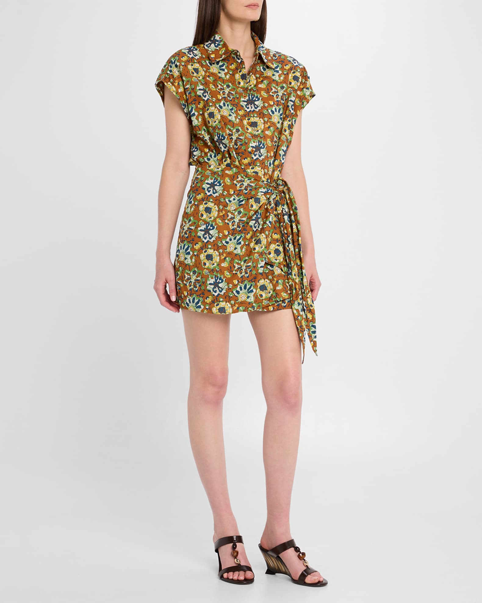 blue spaghetti strap mini dress Mona V-Neck Ruched Bodycon Mini Dress