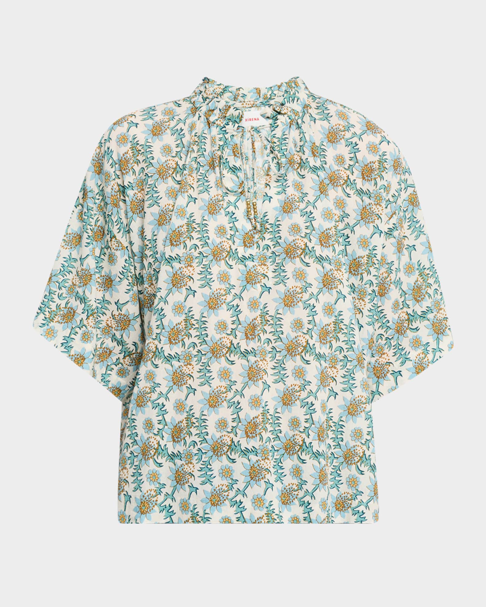 Meadow Floral-Print Cotton Top 0