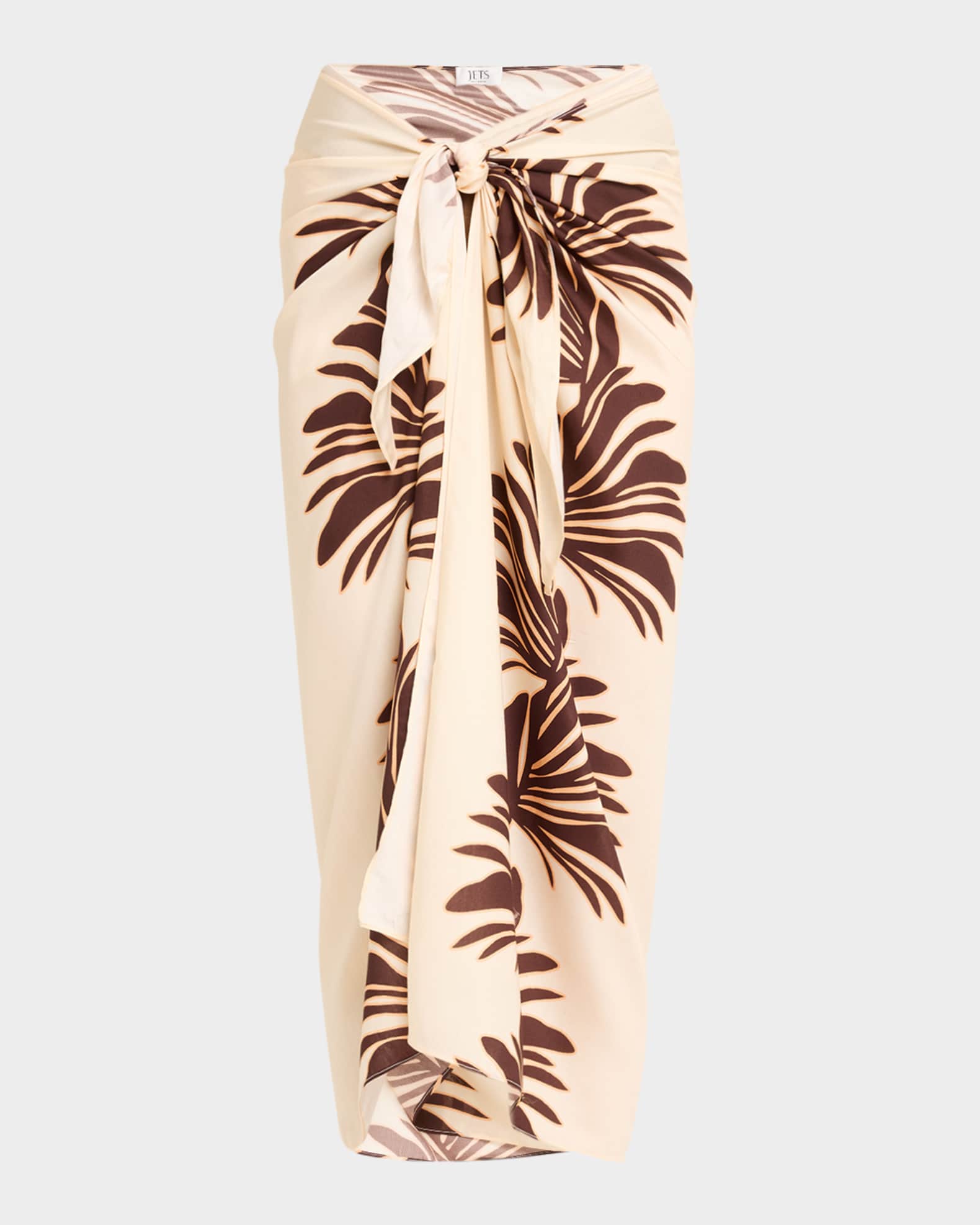 Silk-Blend Sarong Coverup 0