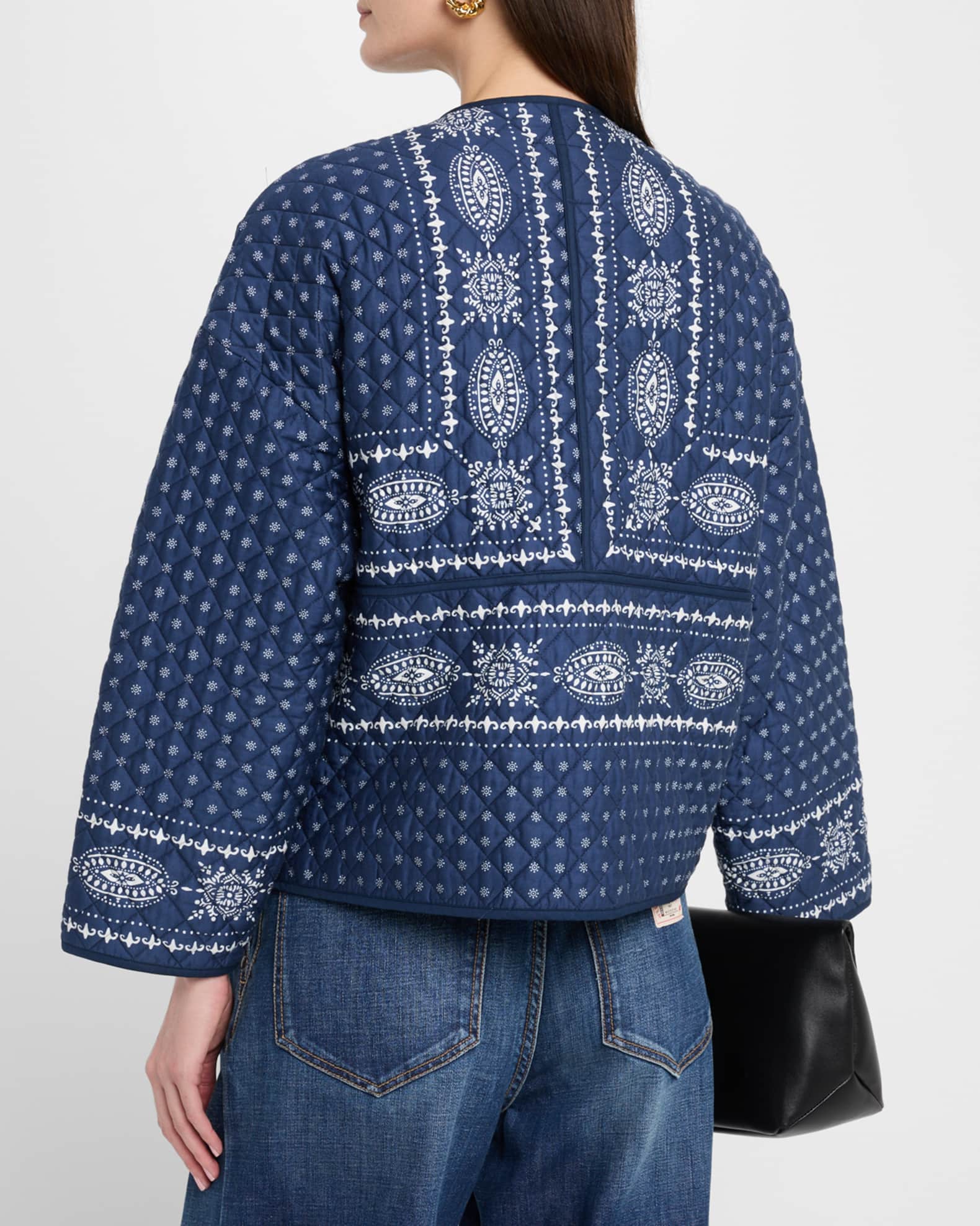Weekend Max Mara Jader Quilted Cotton Jacket | Neiman Marcus