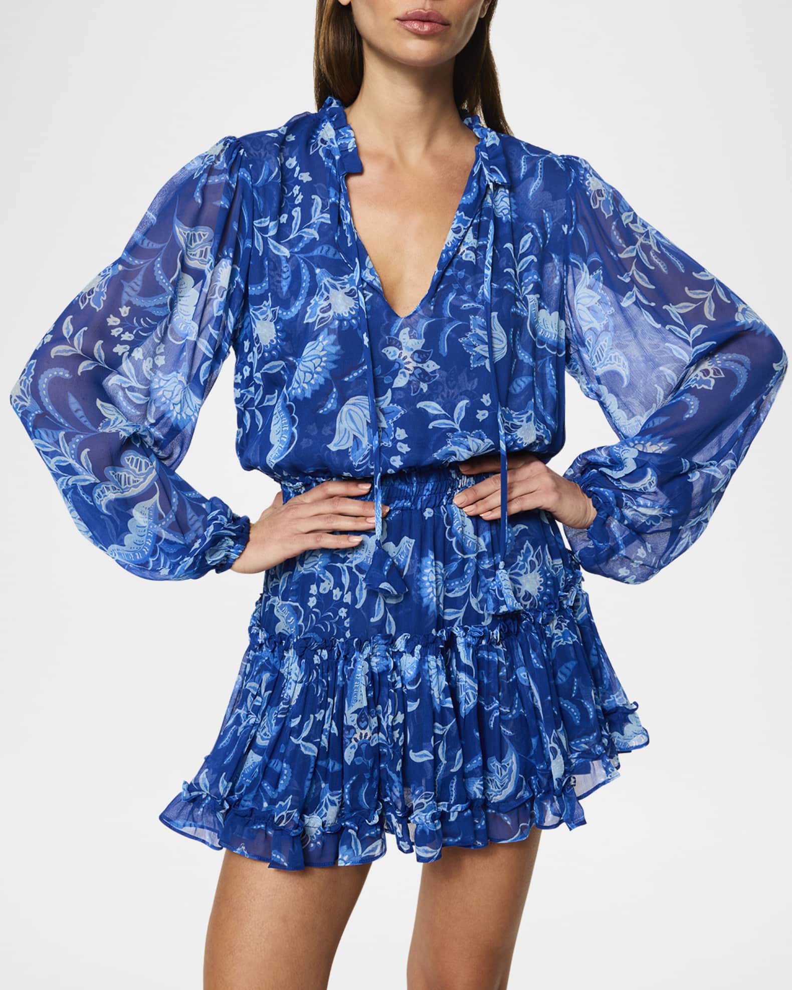 Lorena Dress Dandelions Chiffon - MISA