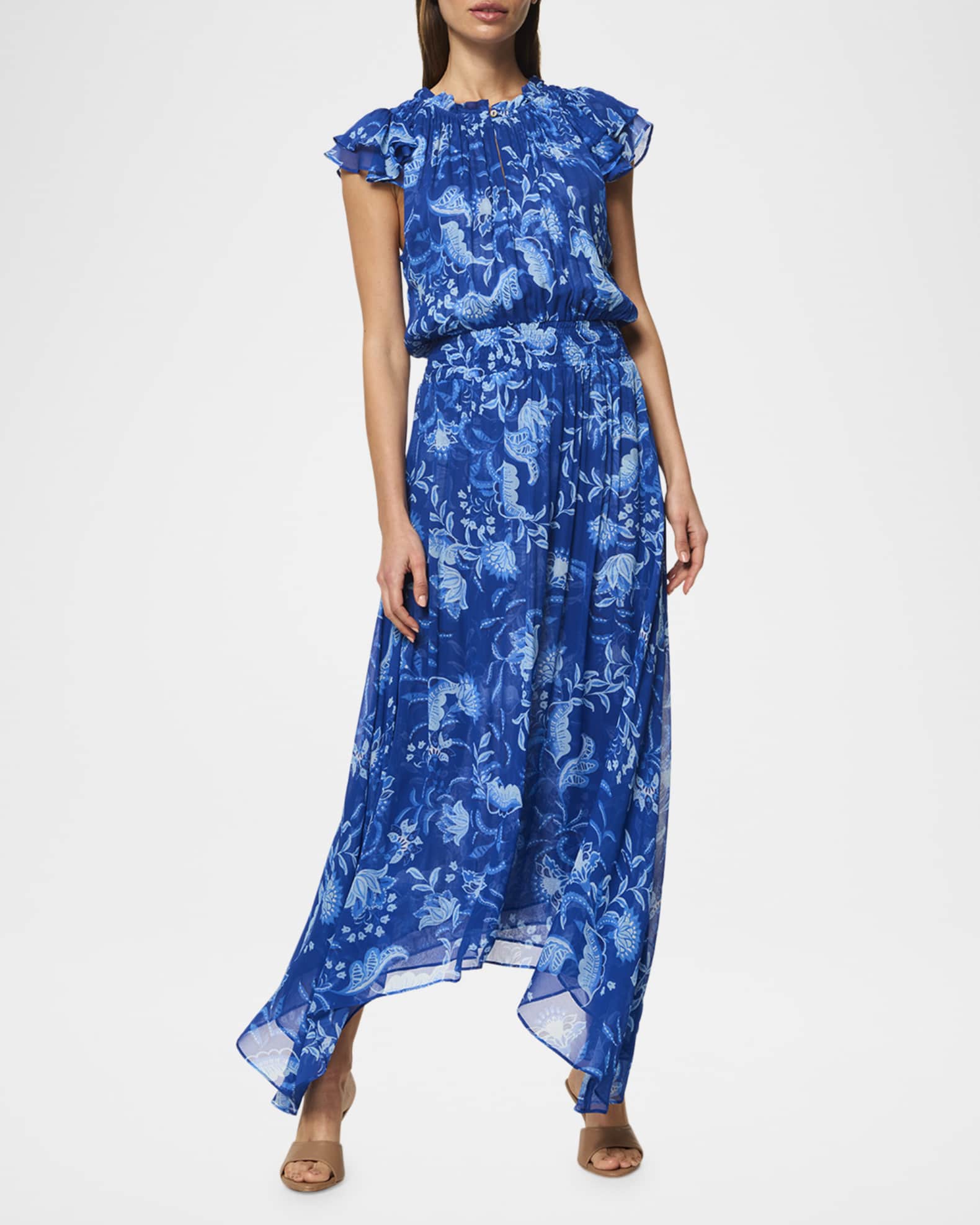 Mariposa Chiffon Midi Dress 1