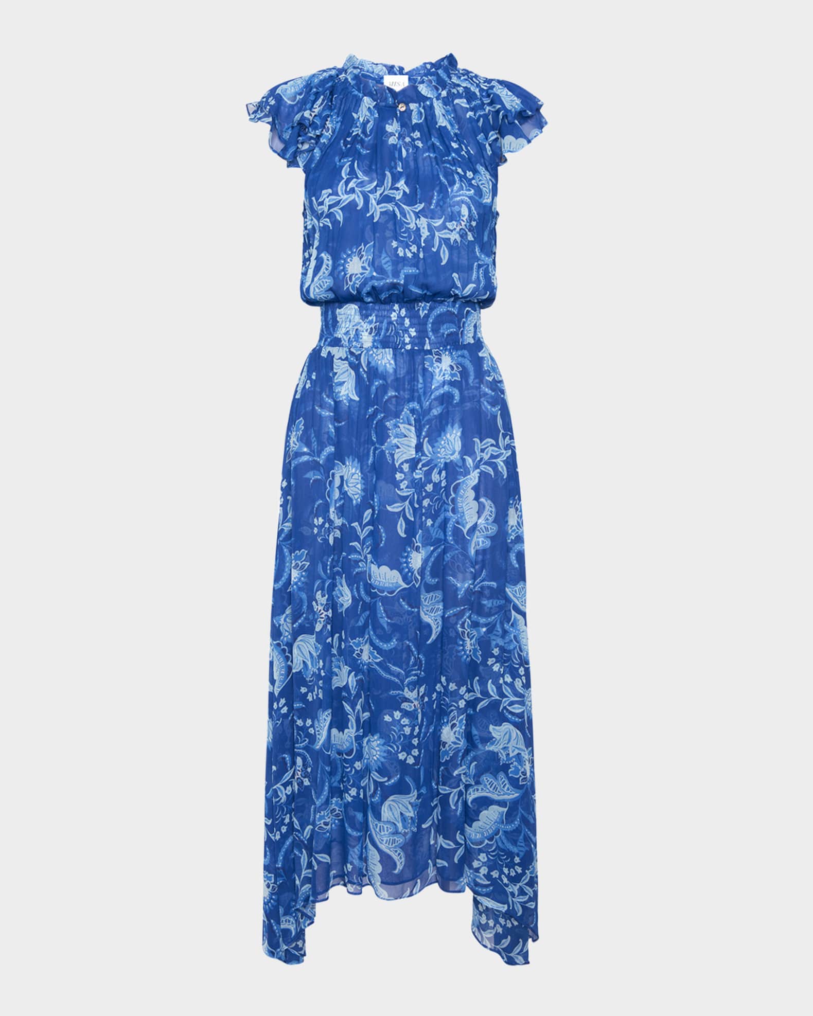 Mariposa Chiffon Midi Dress 0