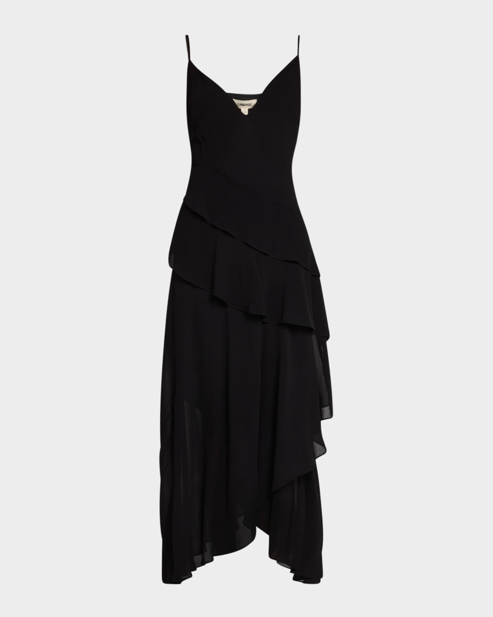 Sunniva Tiered Midi Dress 0