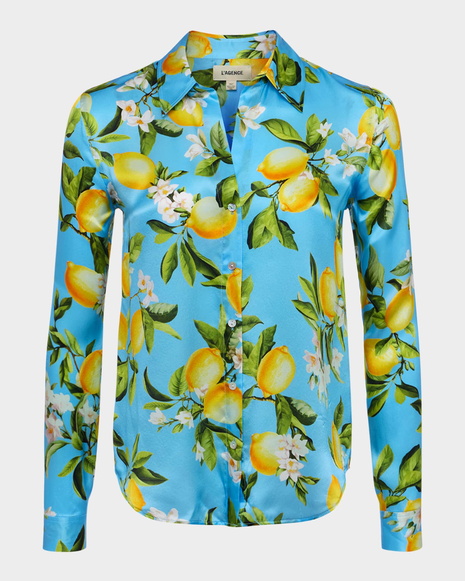 Floral Lemon Tyler Silk Blouse 0