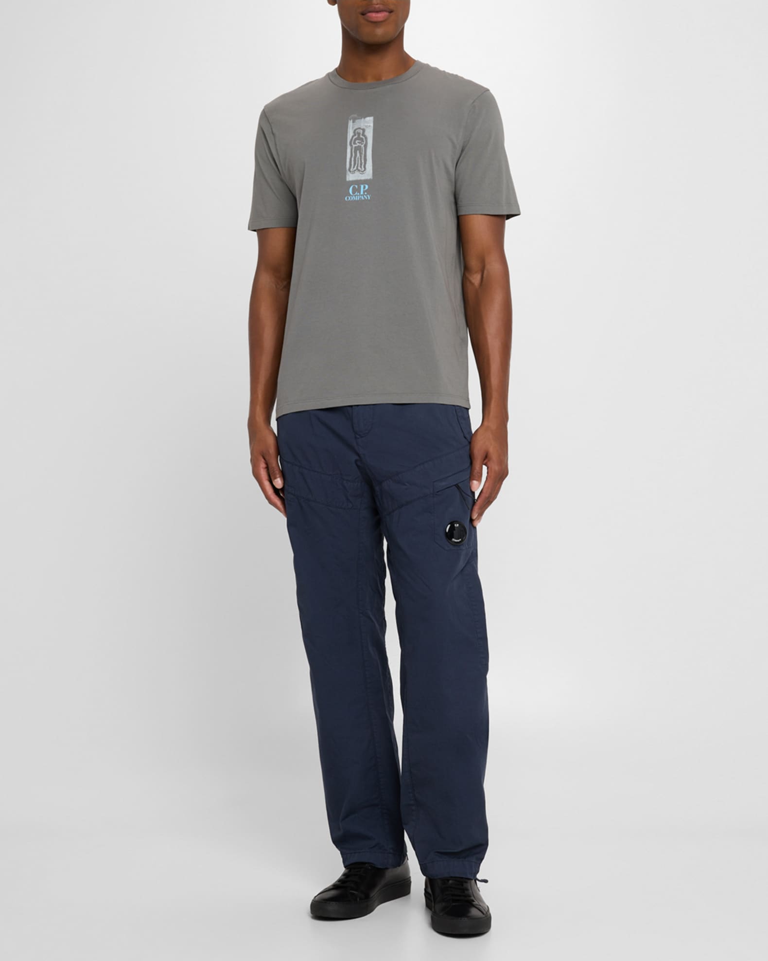 Men's Regular-Fit Gabardine Cargo Pants 1