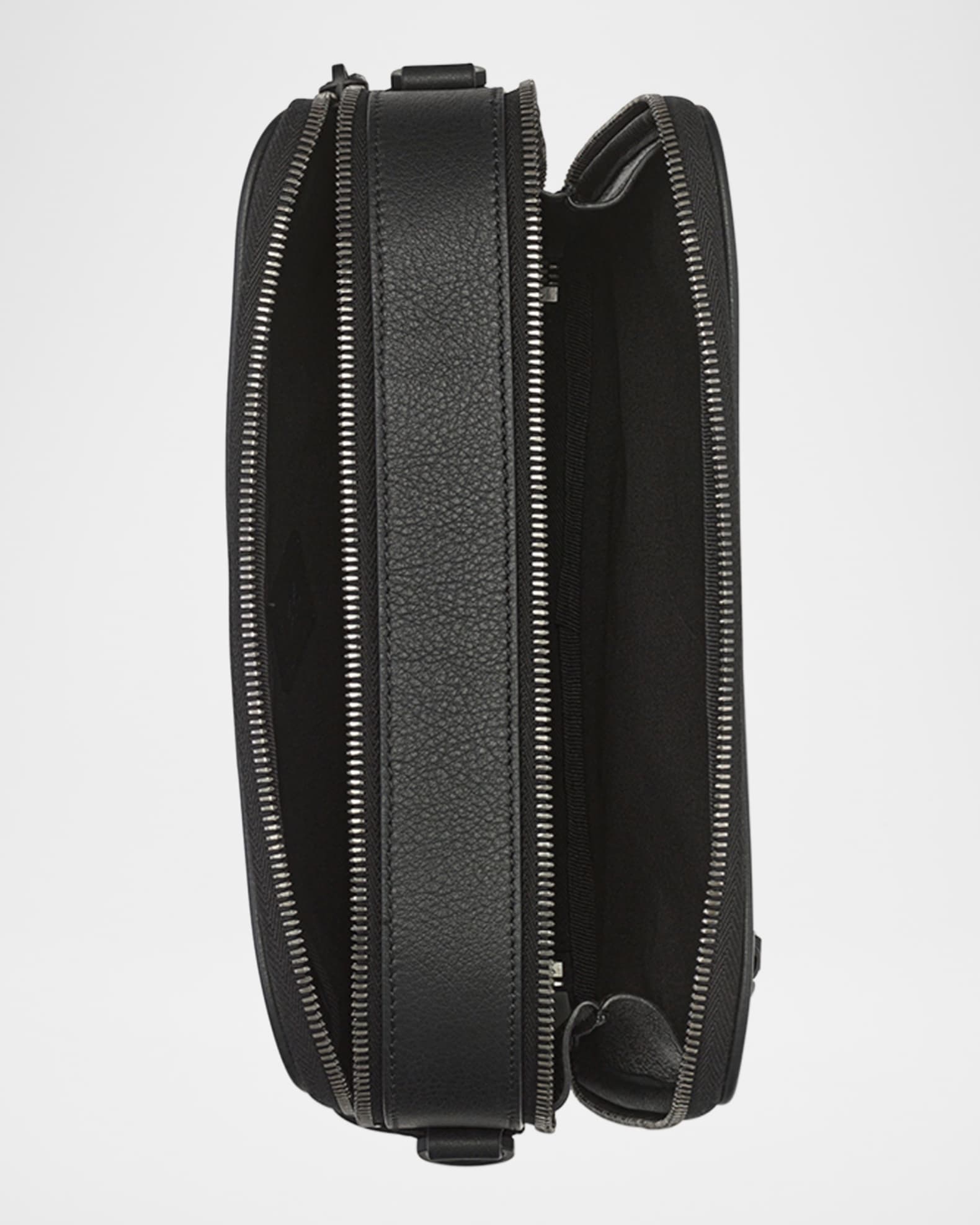 McM様 MCM Men's Small Embossed Leather Crossbody Bag | Neiman Marcus