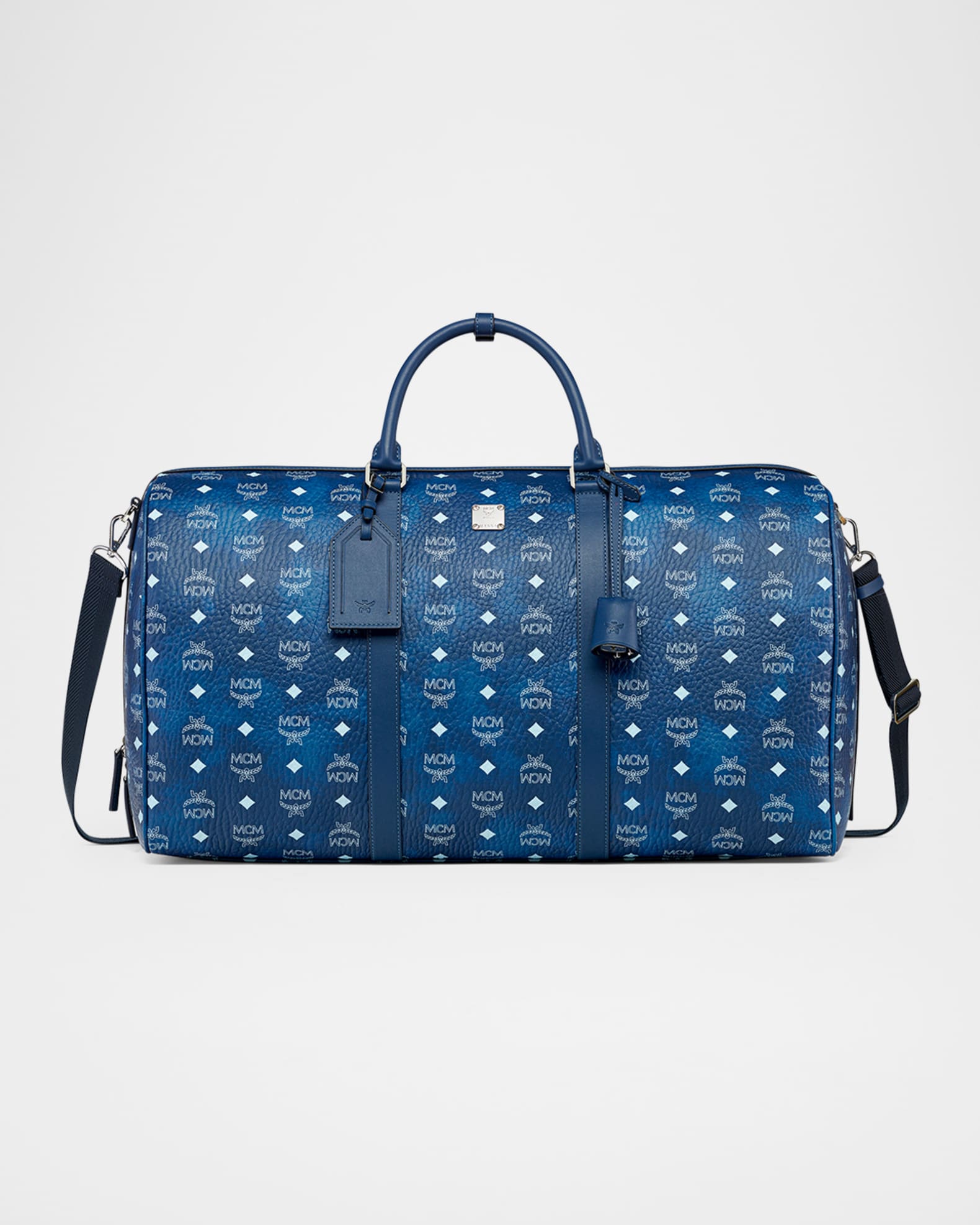 MCM Men's Ottomar XL Visetos Weekender Duffel Bag | Neiman Marcus