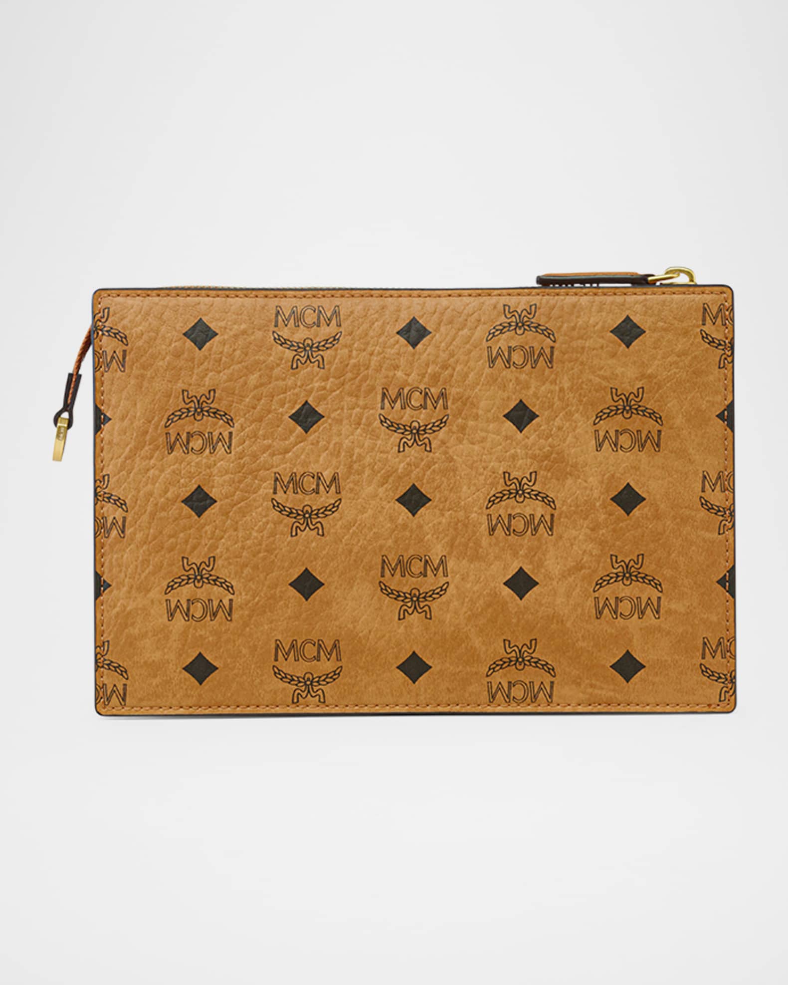 MCM Men's Aren Small Visetos Crossbody Bag | Neiman Marcus