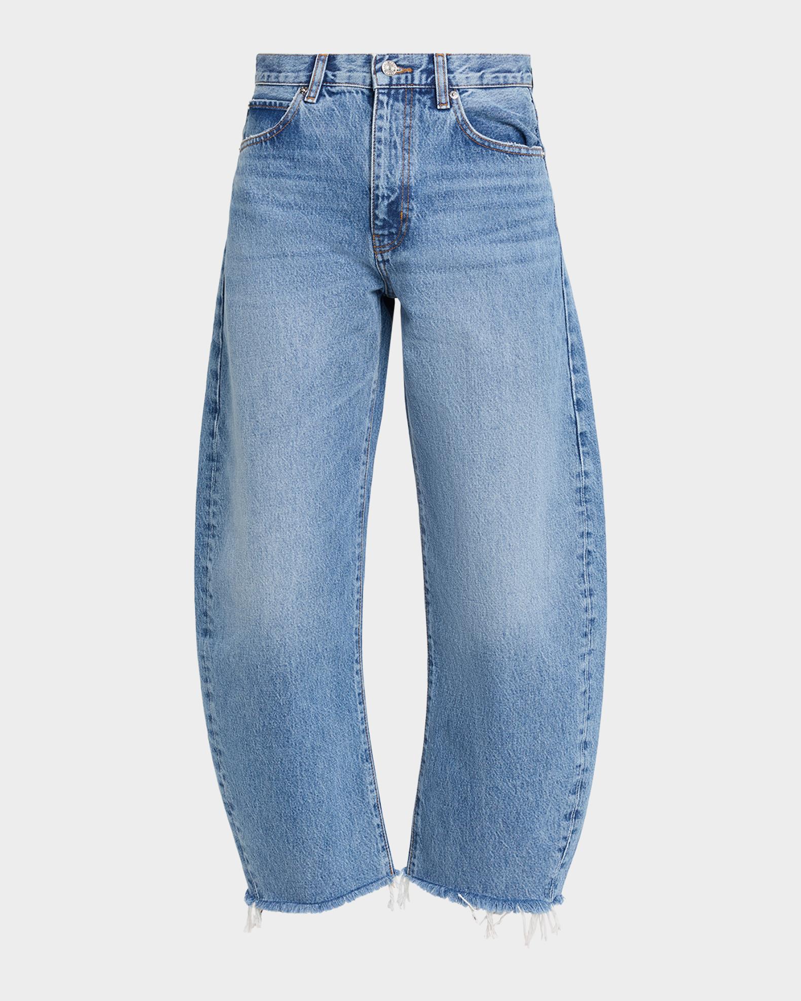 FRAME The Bubble Crop Jeans | Neiman Marcus