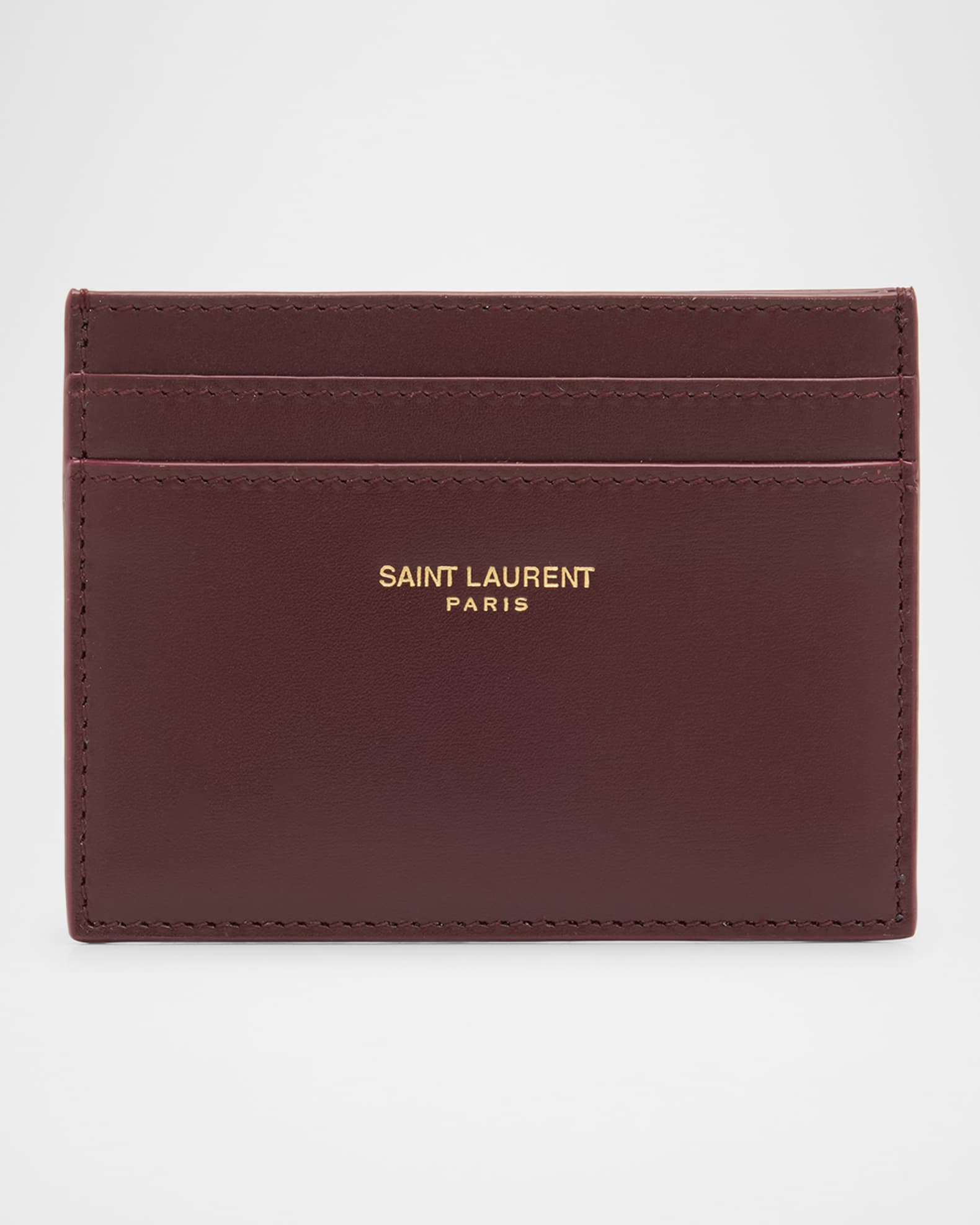 YSL Card Case in Calf Leather 0