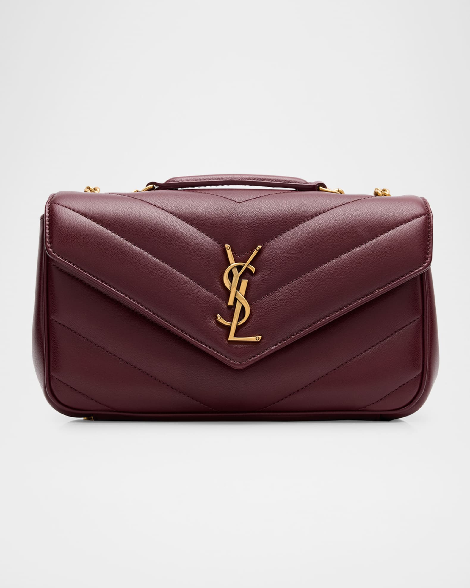 【関税&送料込】Saint Laurent Loulou Small Quilted Leather S SAINT LAURENT Loulou small quilted leather shoulder bag