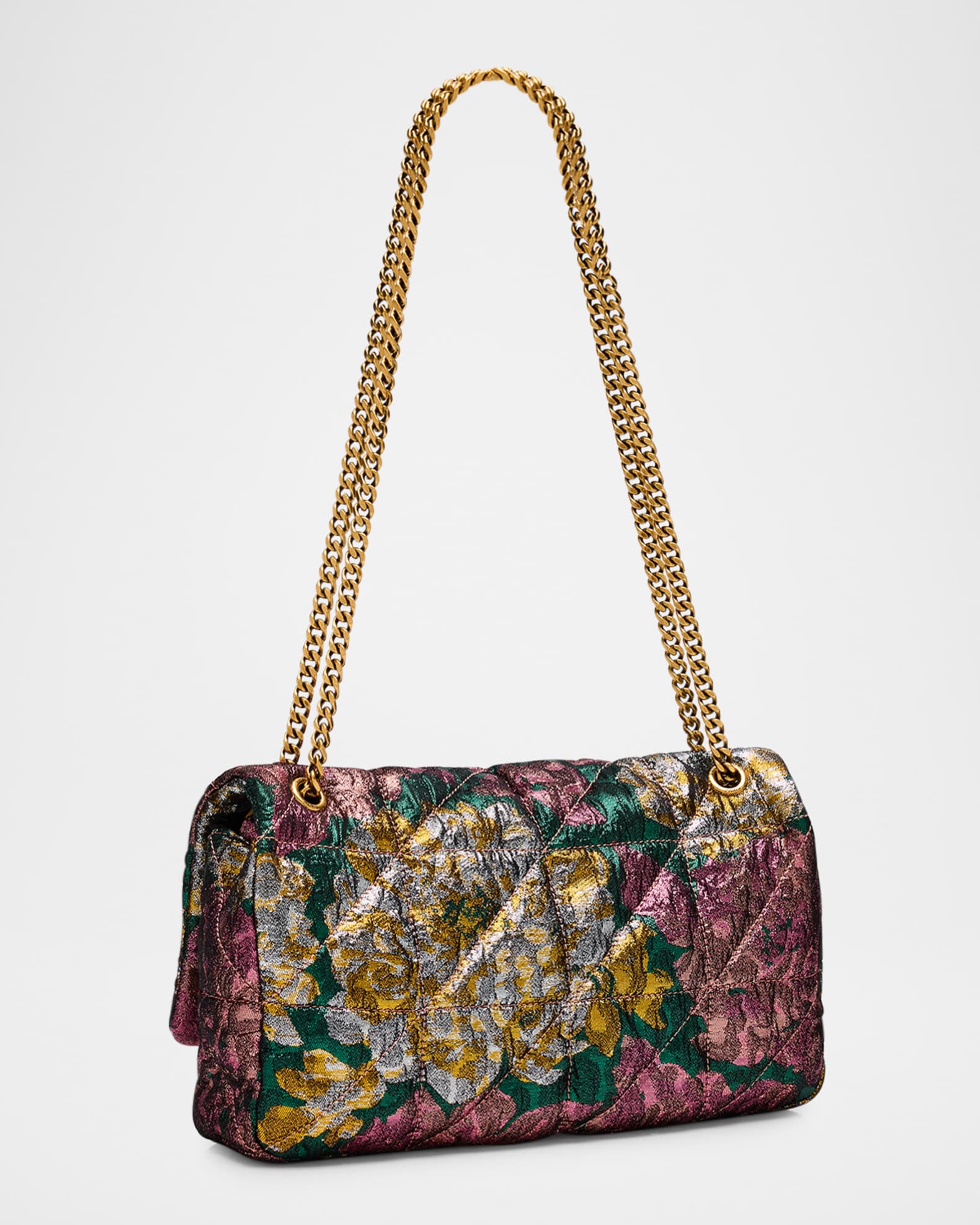 【Saint Laurent】ジェイミー ミディアム（ブロケード） Saint Laurent Jamie Medium YSL Chain Shoulder Bag in Brocade