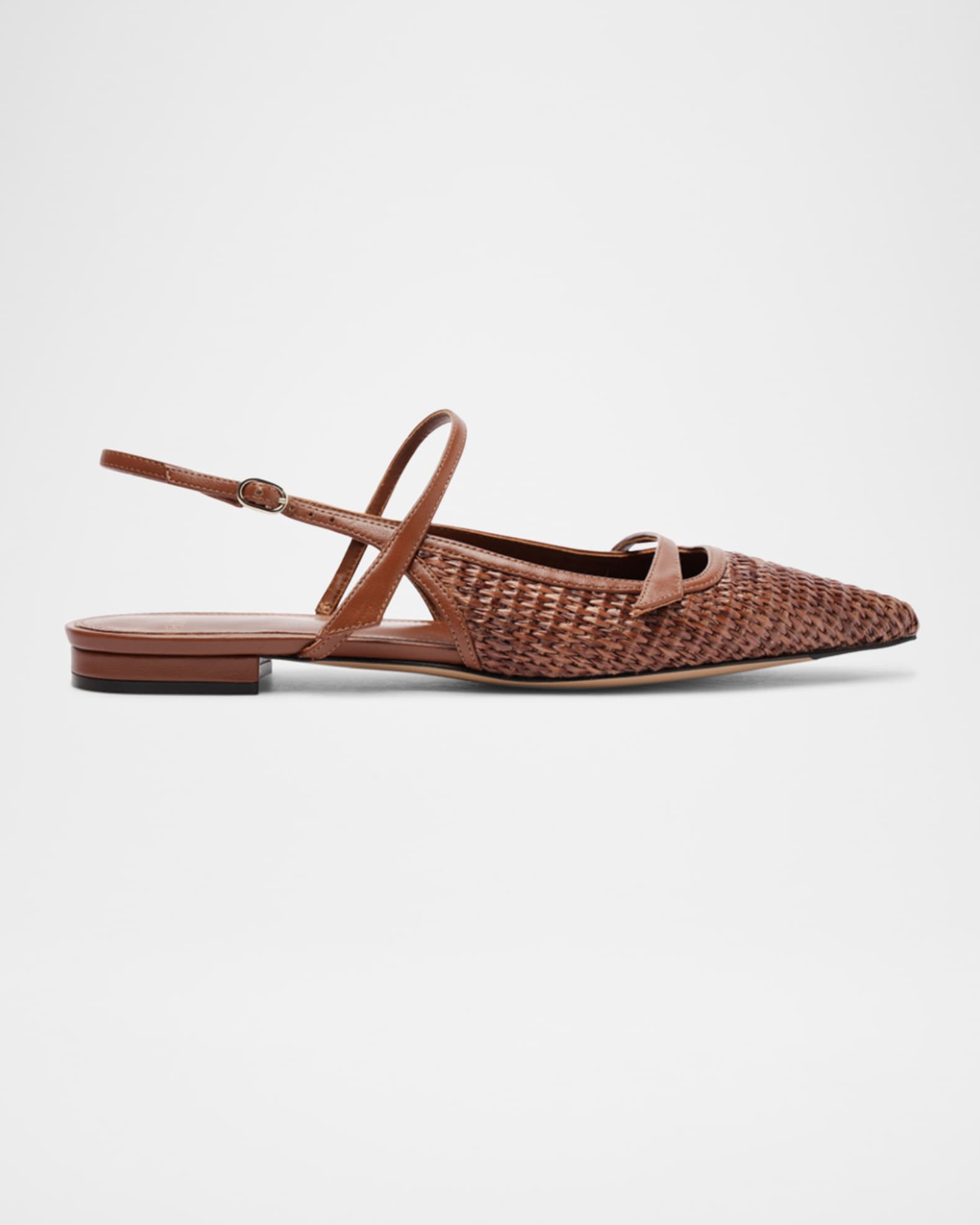 Tita Raffia Slingback Flats 0