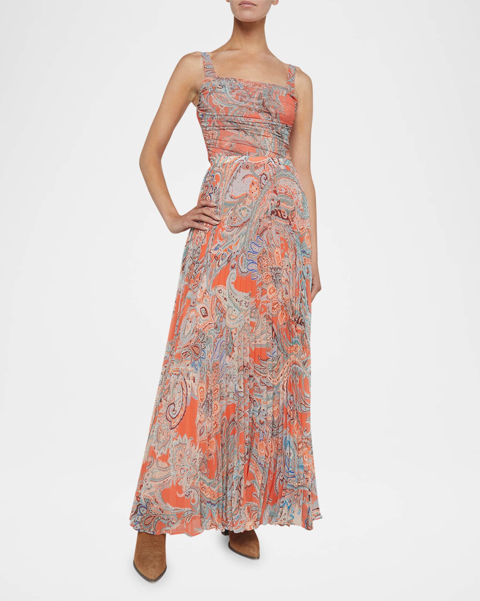 Torin Pleated Maxi Skirt 1