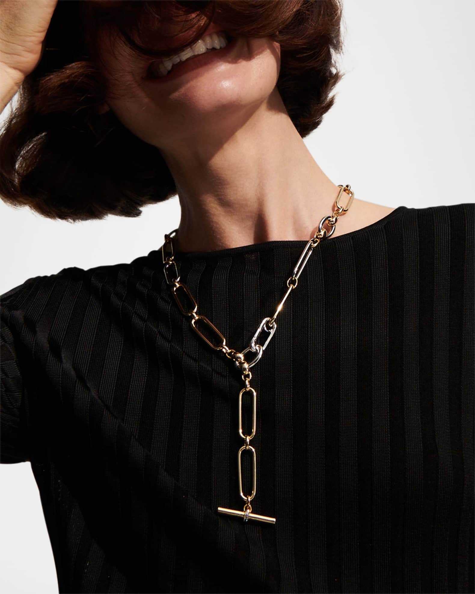 Theo Y Drop Necklace 1