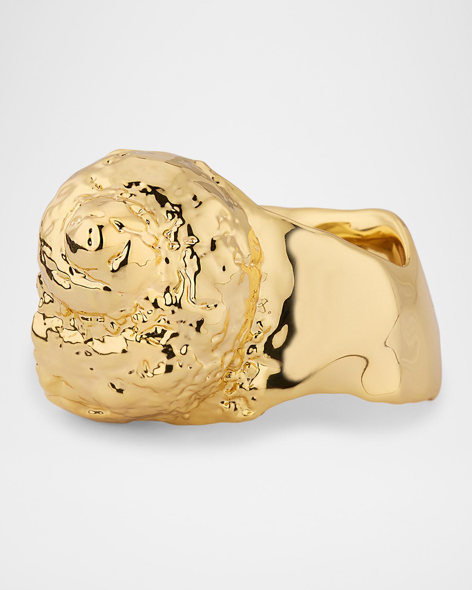 DEMARSON Gold Plated Shell Ring | Neiman Marcus