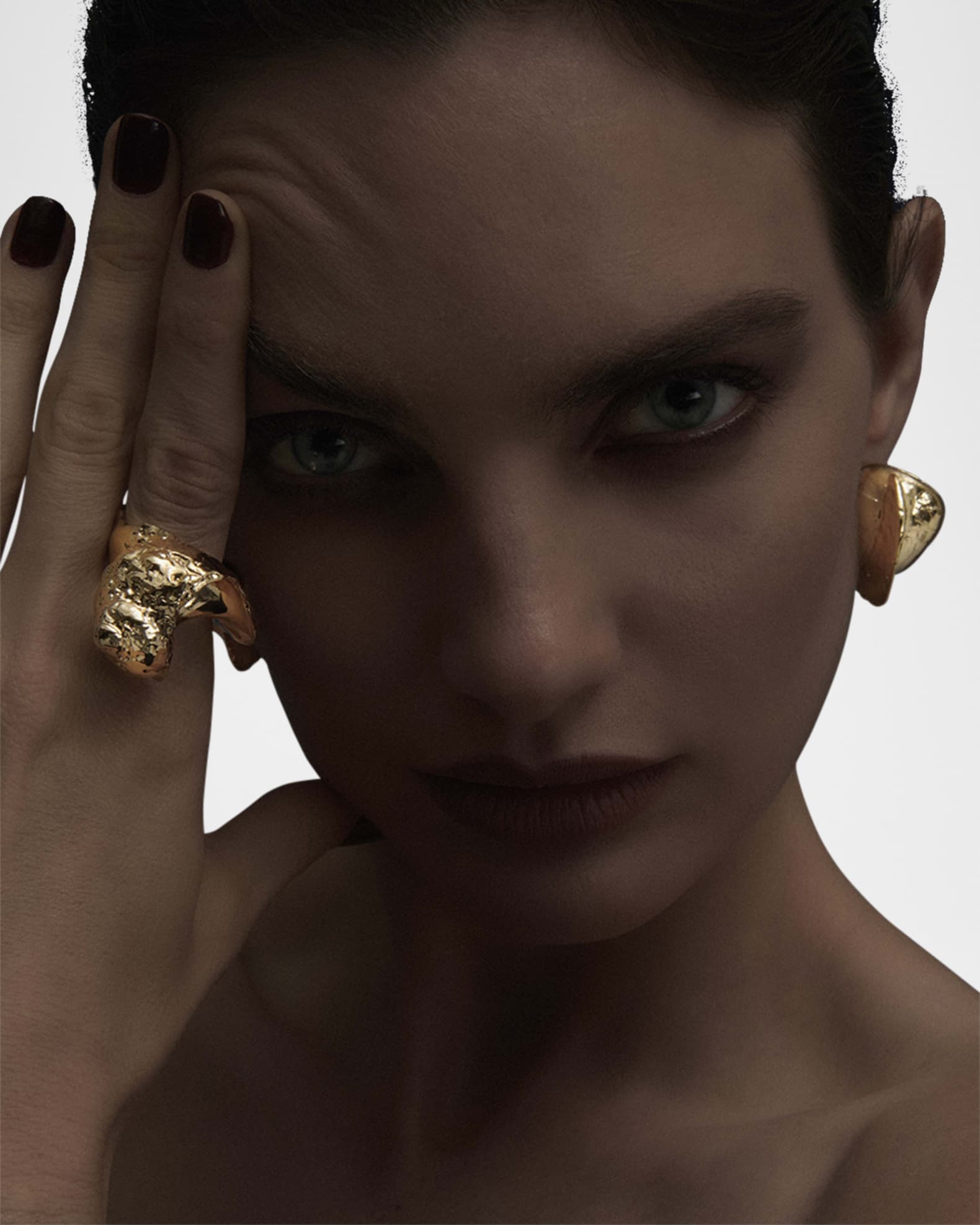 DEMARSON Shell Statement Earrings | Neiman Marcus