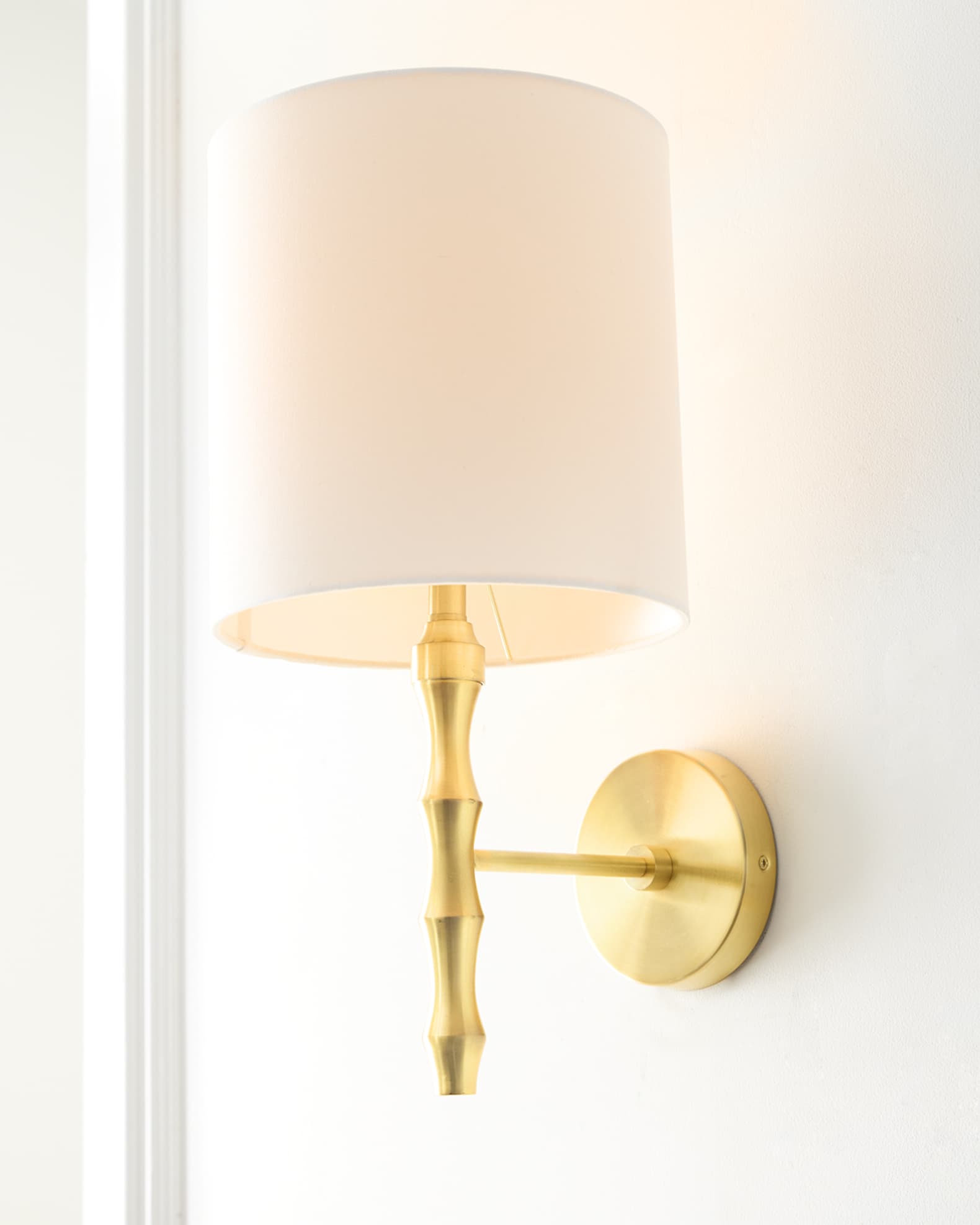 Bamboo 2-Light Wall Sconce, 19.5" 1