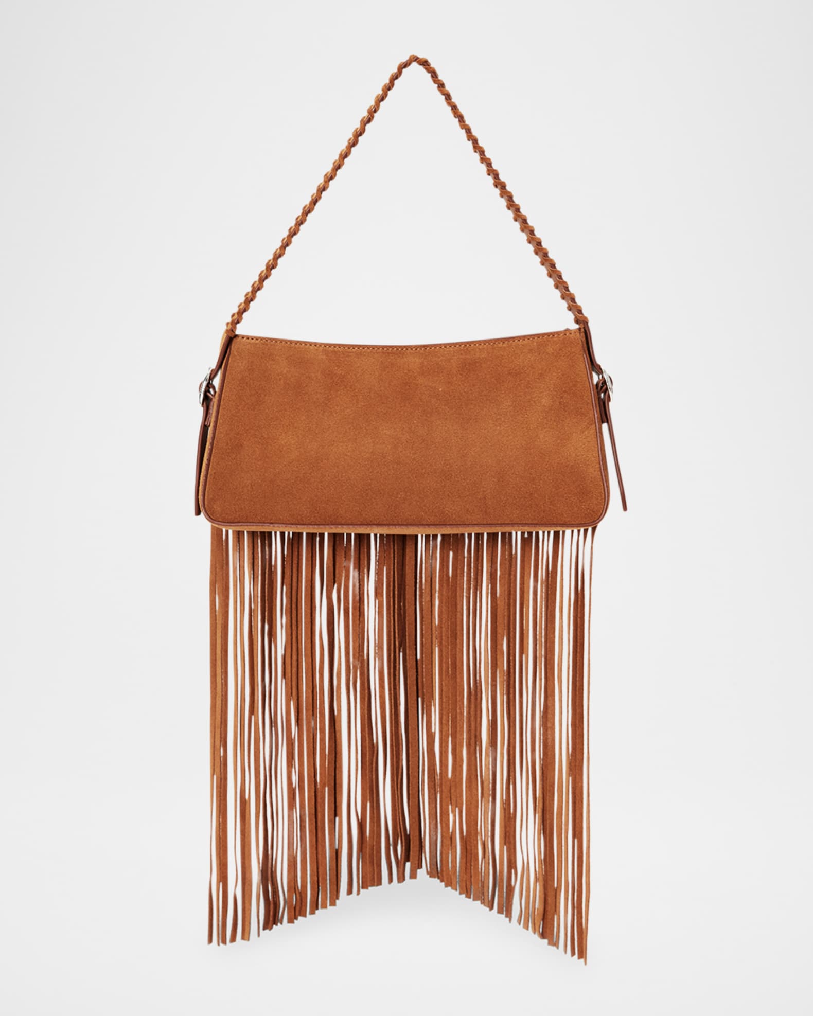 Belt Fringe Suede Shoulder Bag 1