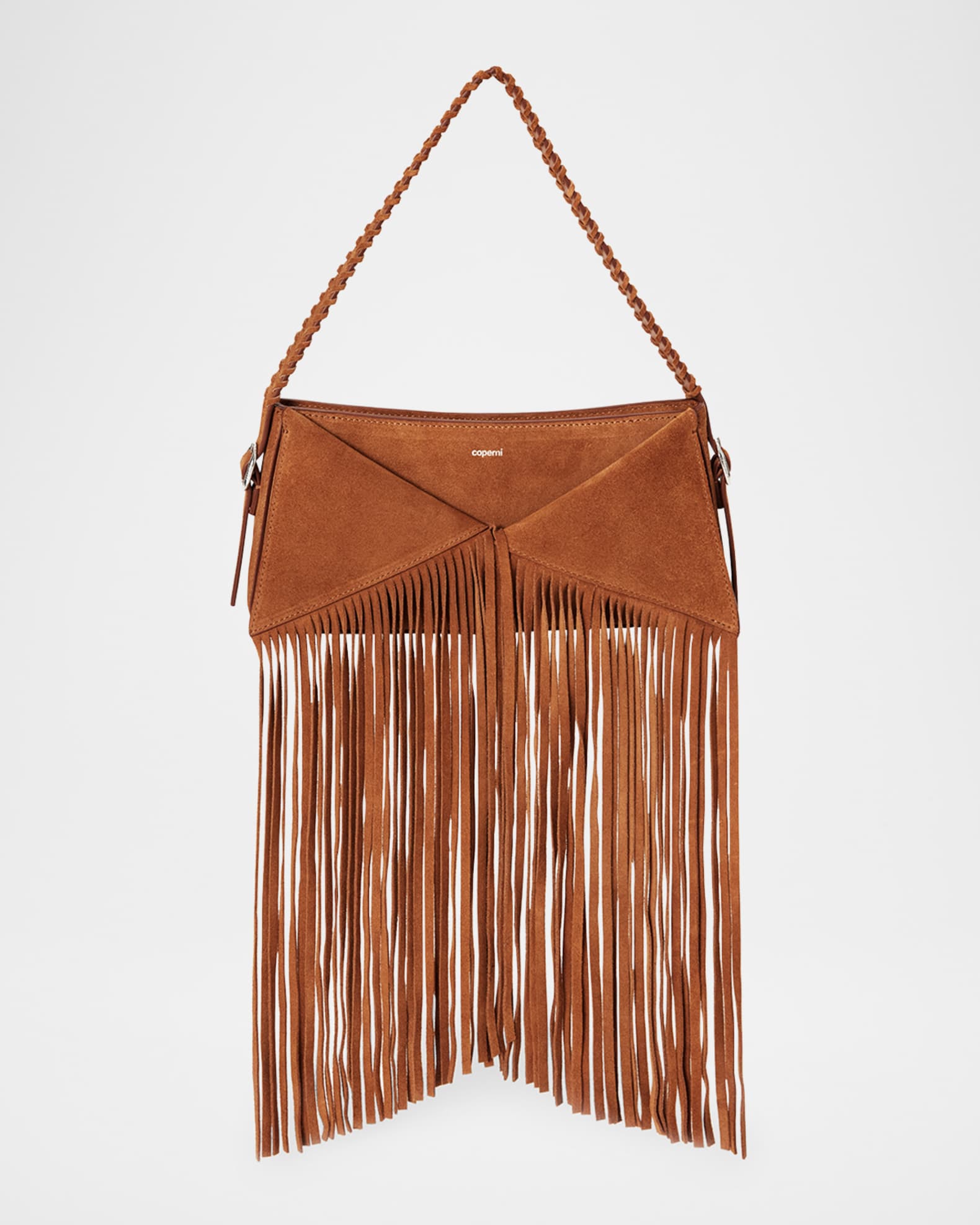 Belt Fringe Suede Shoulder Bag 0