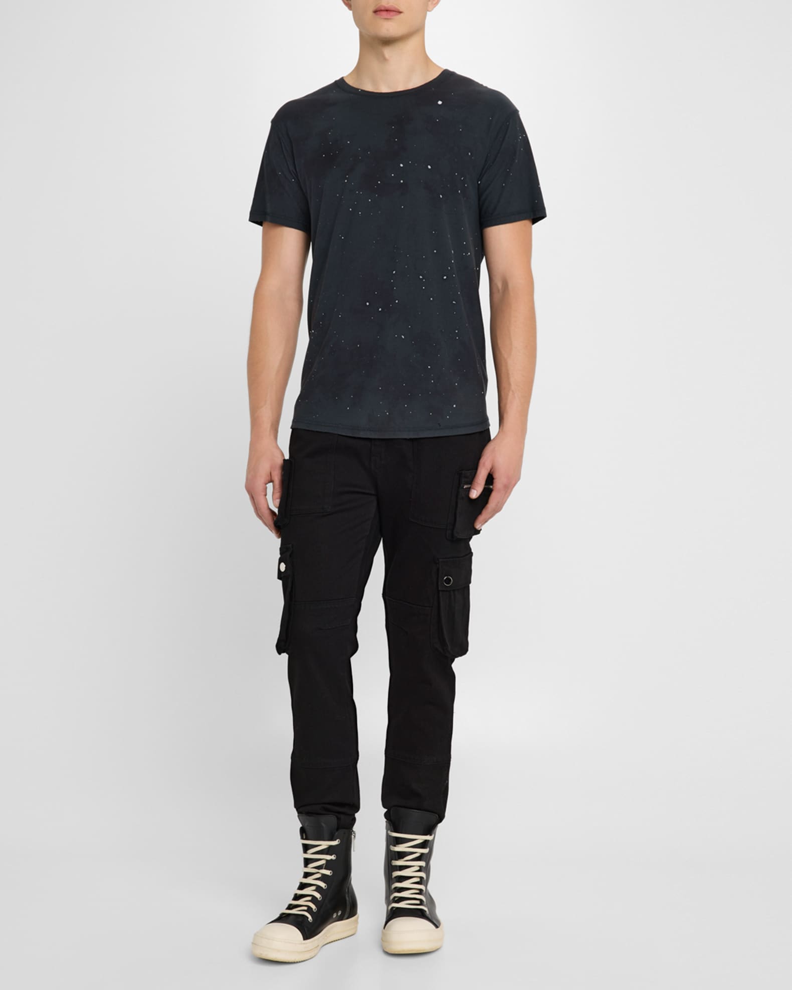 Men's Slate Cargo Skinny Jeans 1