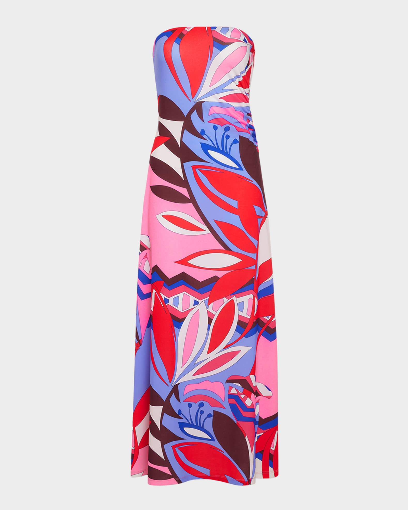 Bernarda Strapless Midi Dress 0