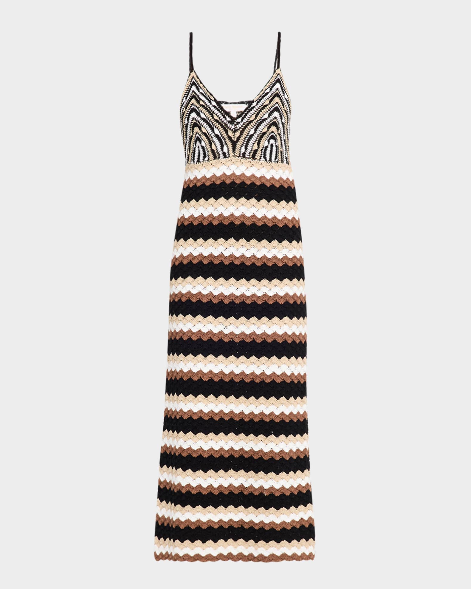 Harlow Crochet Knit Midi Dress 0