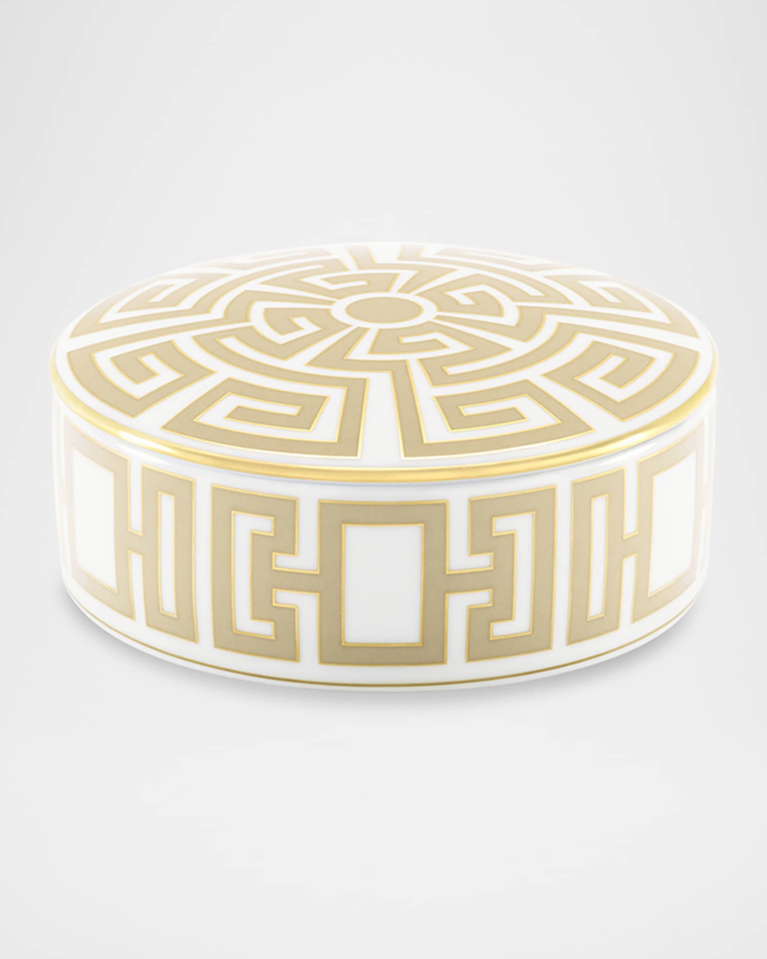 Labirinto Cachemire Round Trinket Box 0