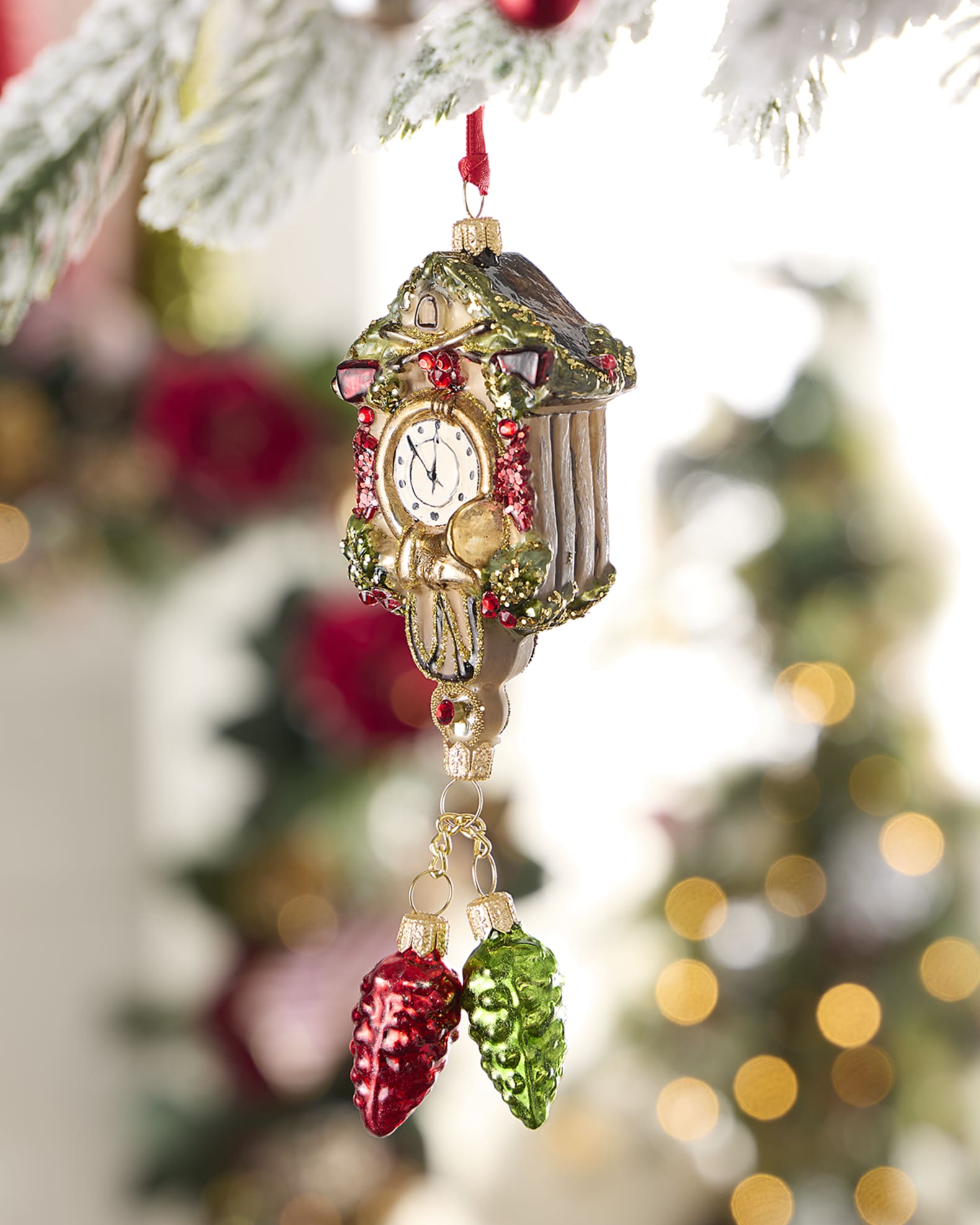 Clock Christmas Ornament 1