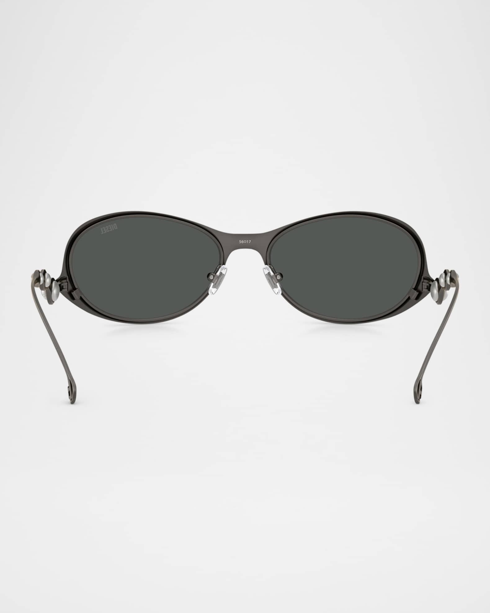 現行品✨ DIESEL Iconic oval sunglasses Women's Iconic oval sunglasses | Grey | Diesel