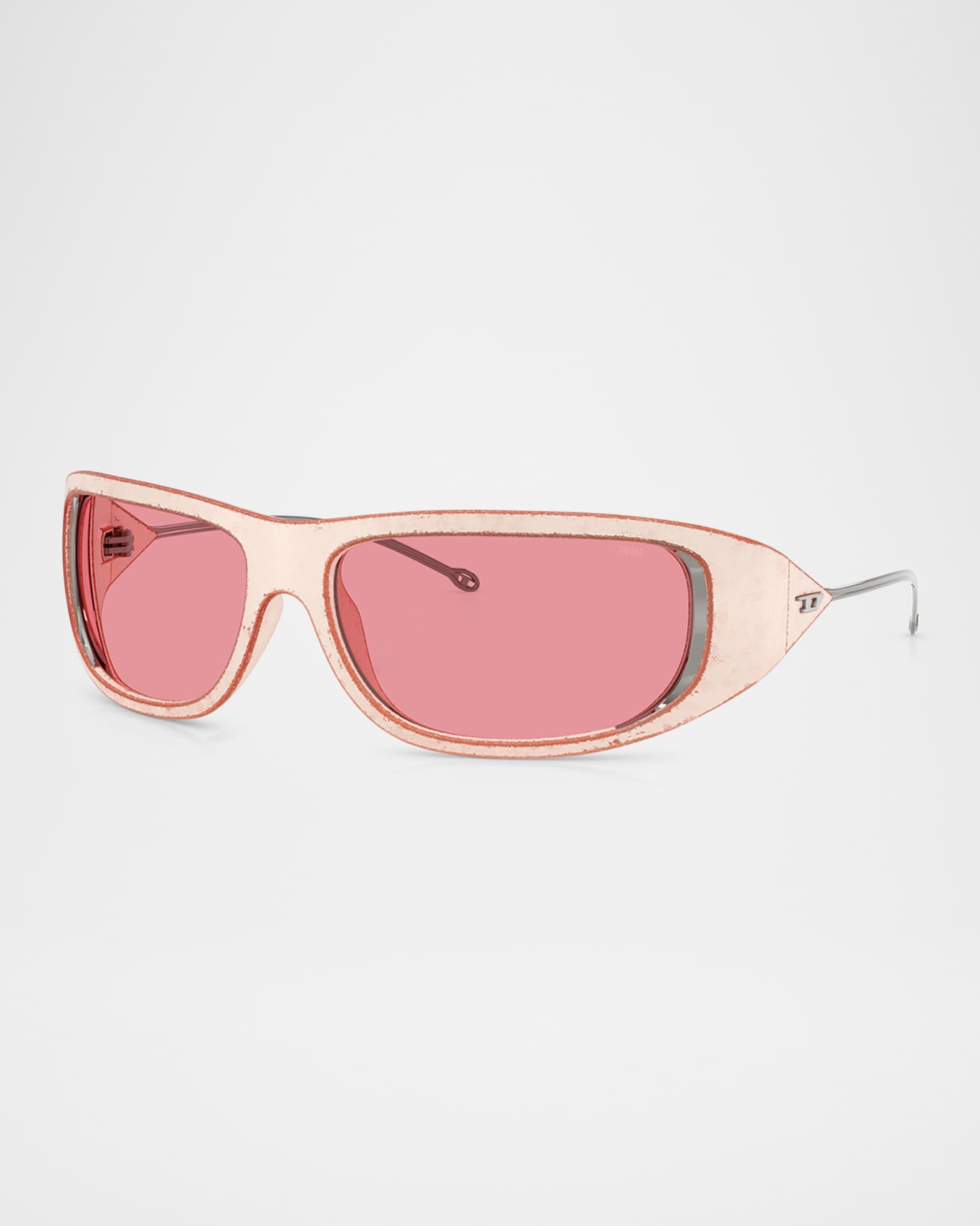 Diesel Men's DL3001 Oval Sunglasses | Neiman Marcus