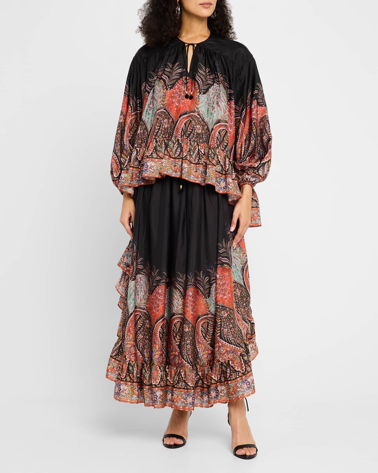 Rhiannon Ruffle Maxi Skirt 1