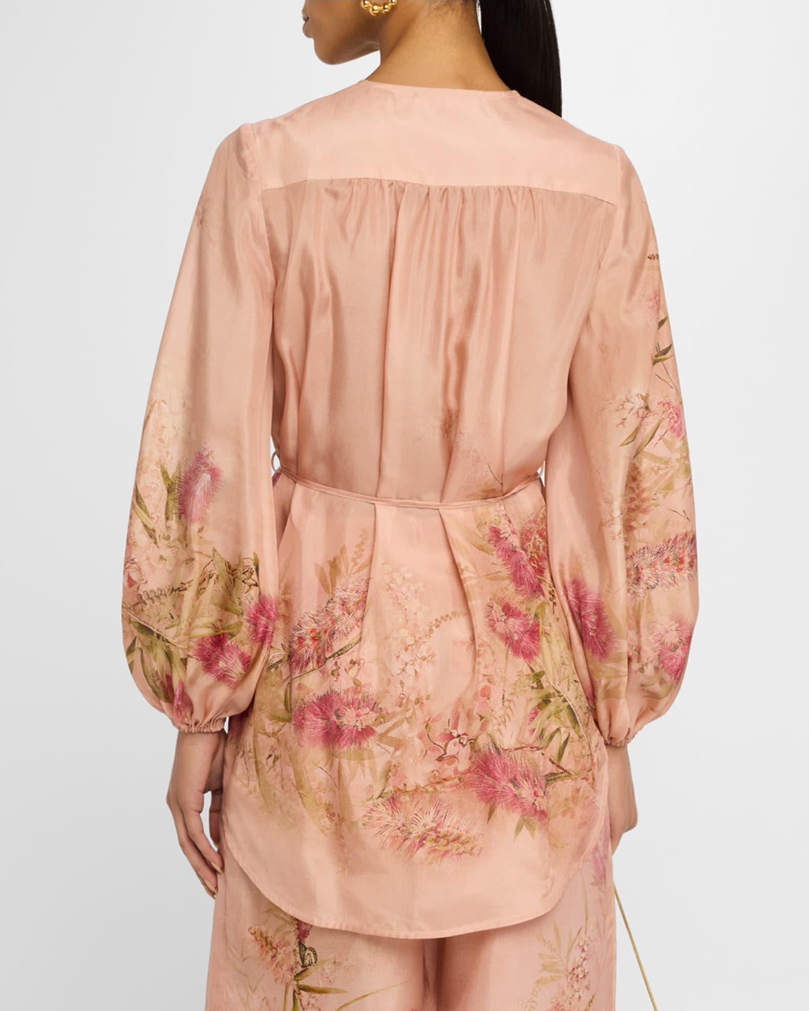 Zimmermann Cascadian Floral Tunic Top | Neiman Marcus