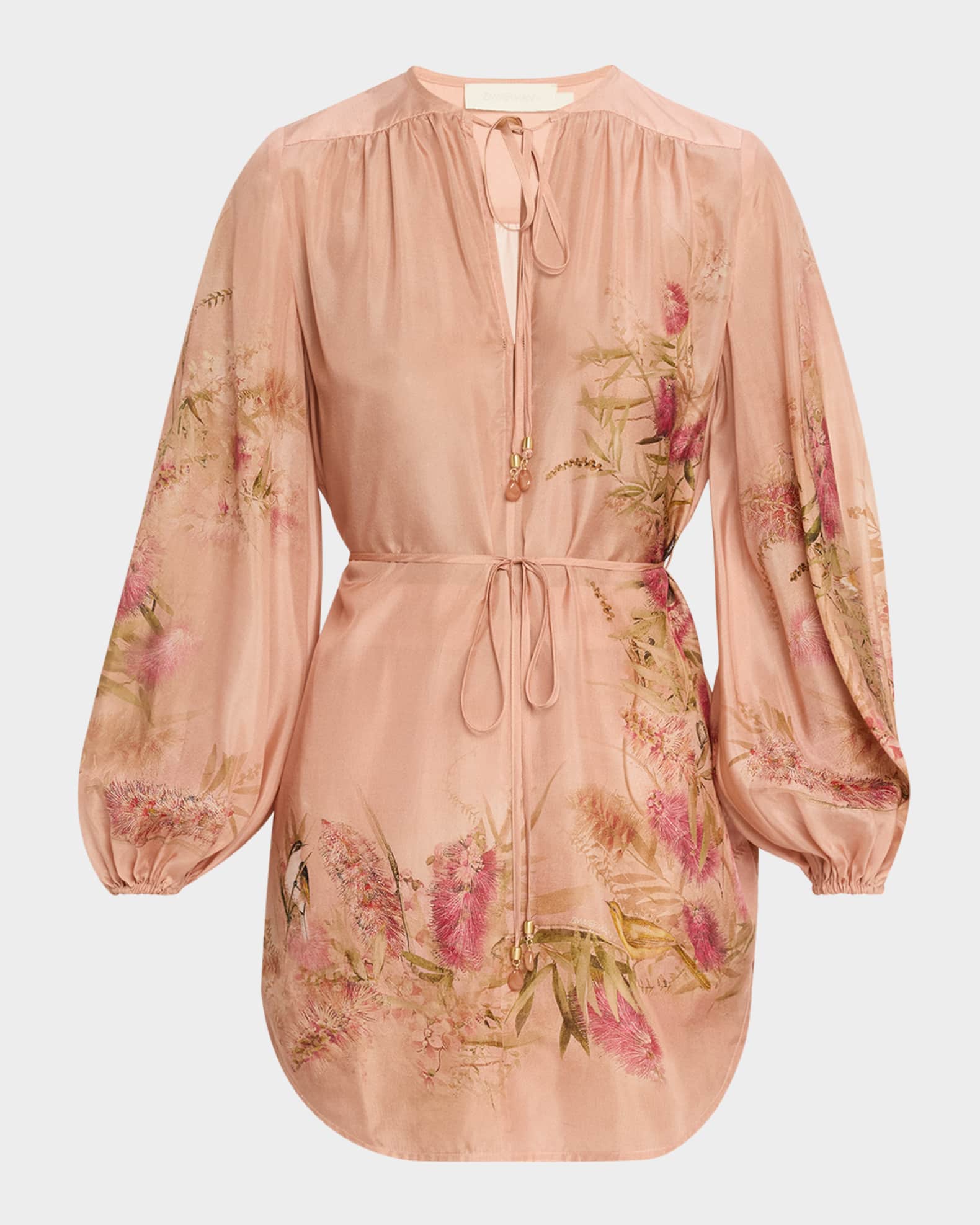 Zimmermann Cascadian Floral Tunic Top | Neiman Marcus
