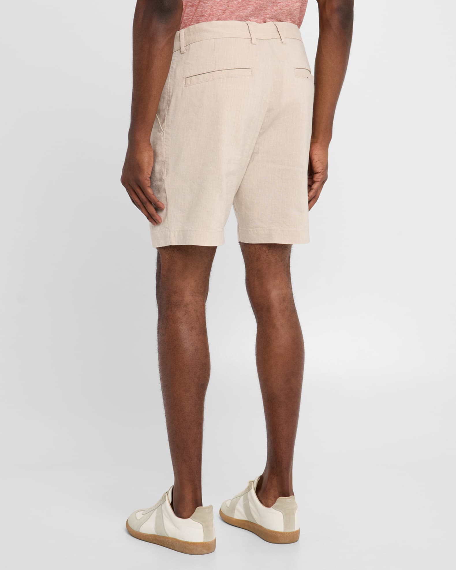 Men's Kane Linen Mouline Drawstring Shorts