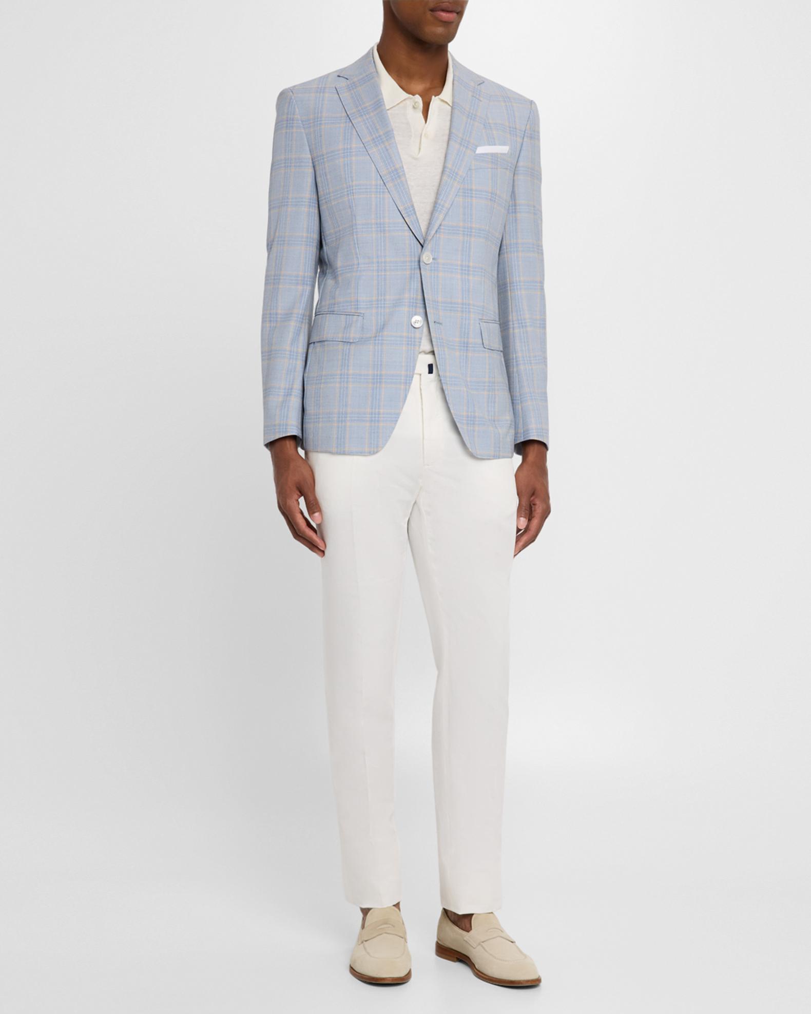 Veste Sport ROVITO Bespoke - Taille 48, Prince De Galles Laine/soie, Occasion Très Bon état