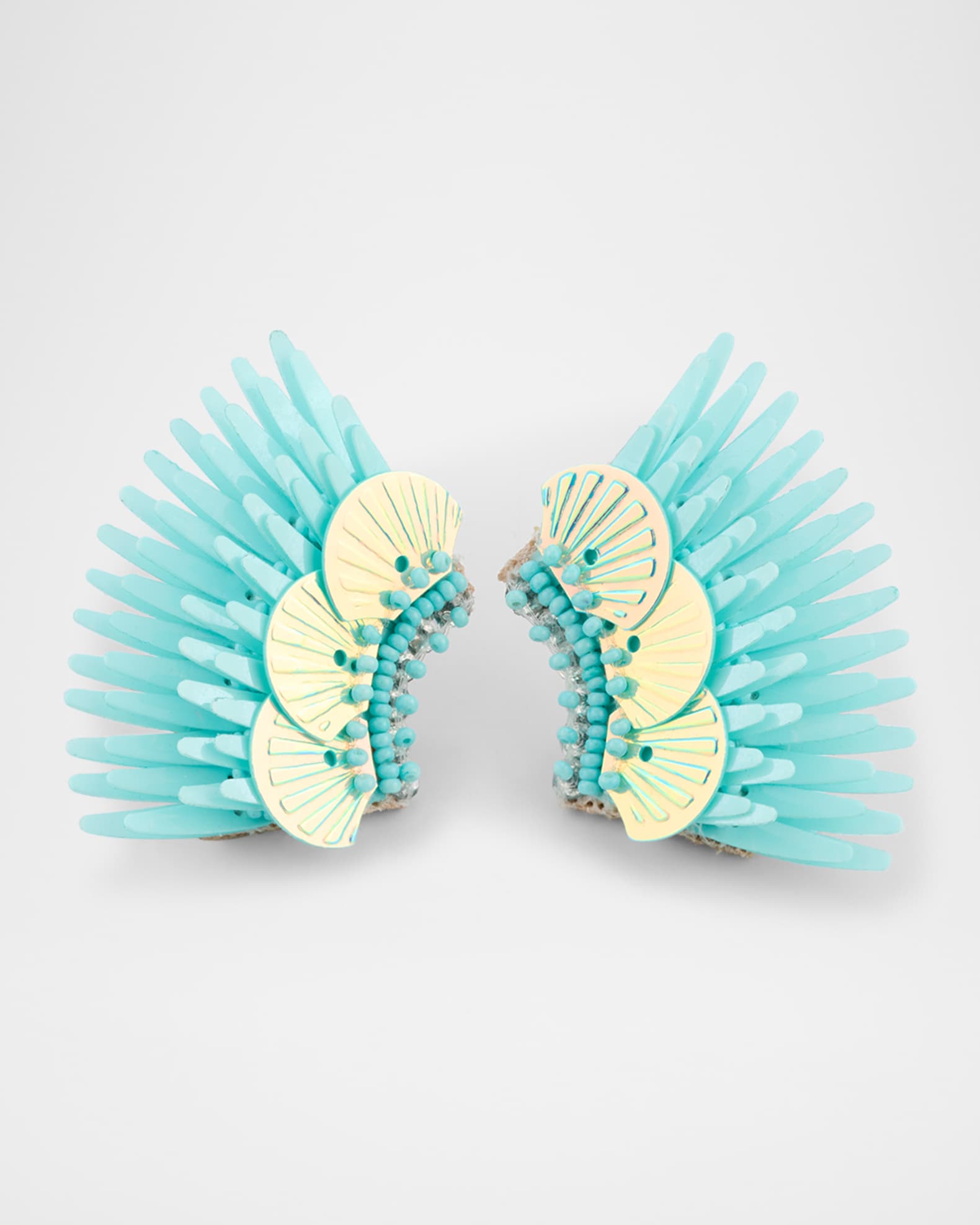 Shell Sequined Mini Madeline Earrings 0