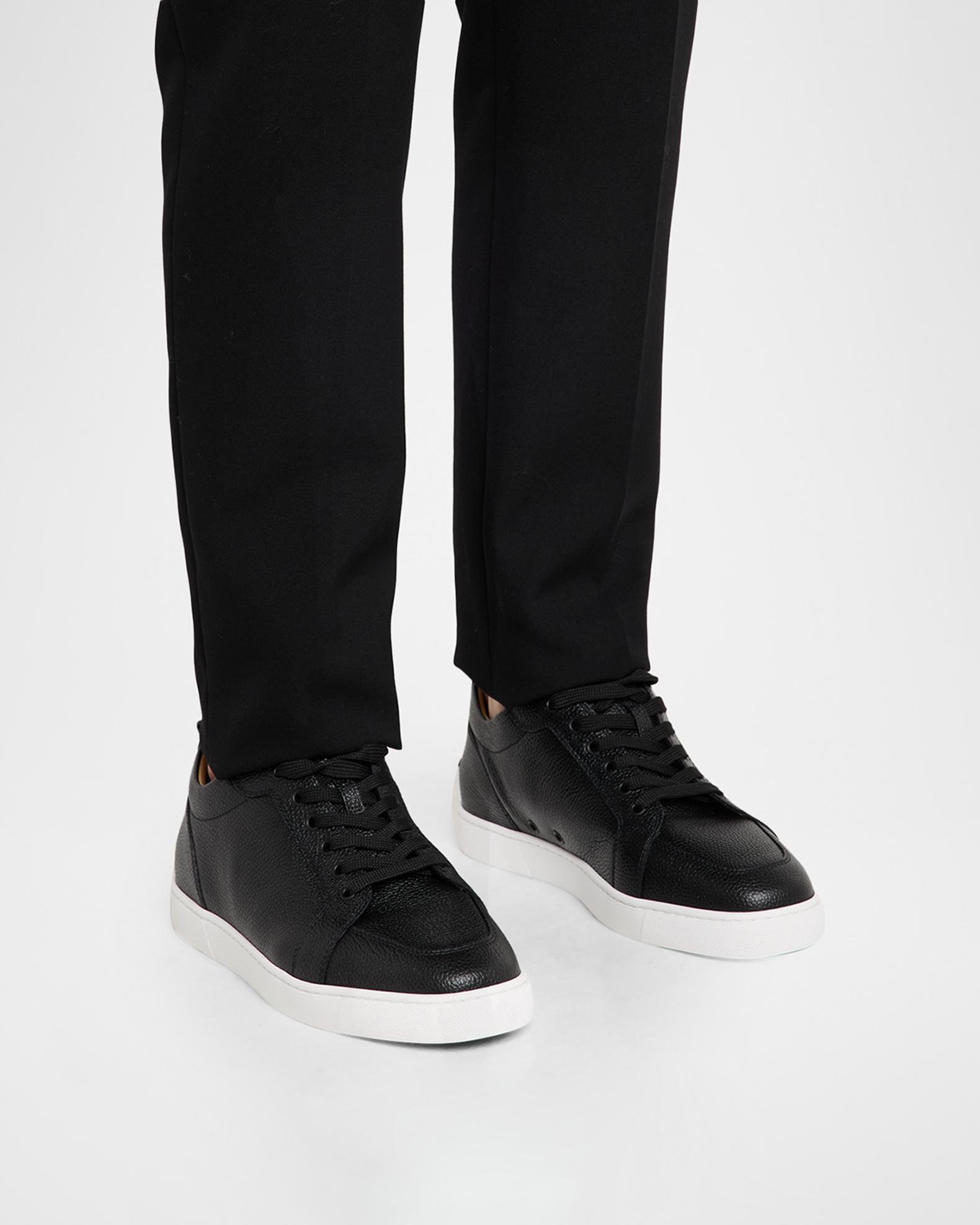 Christian Louboutin Rantulow Black Leather Low Top Sneakers Men’s EU 43 US 10 Rantulow - Sneakers - Cotton - Black - Men - Christian  main image 2
