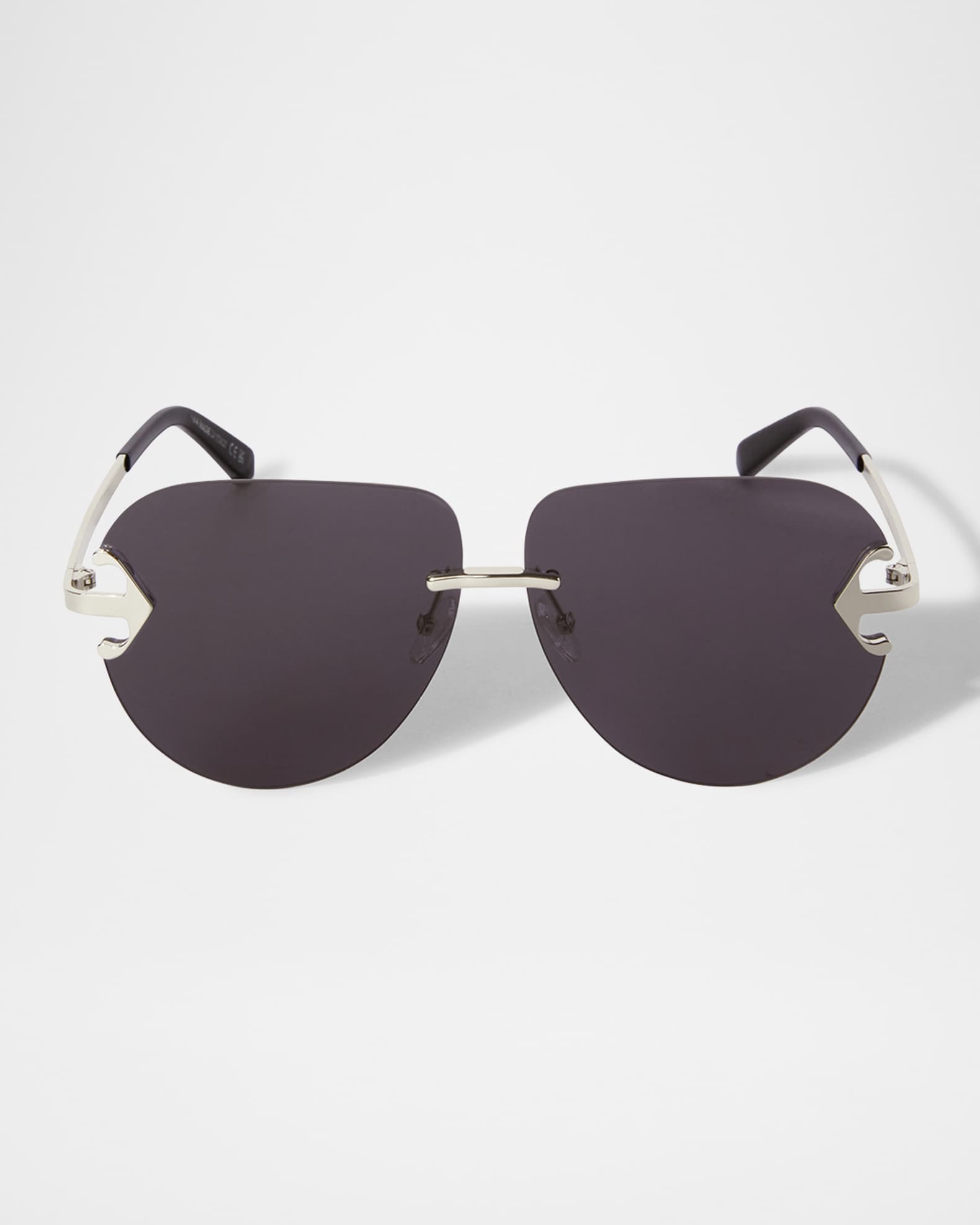 Men's Alexandria Metal Round Sunglasses 0
