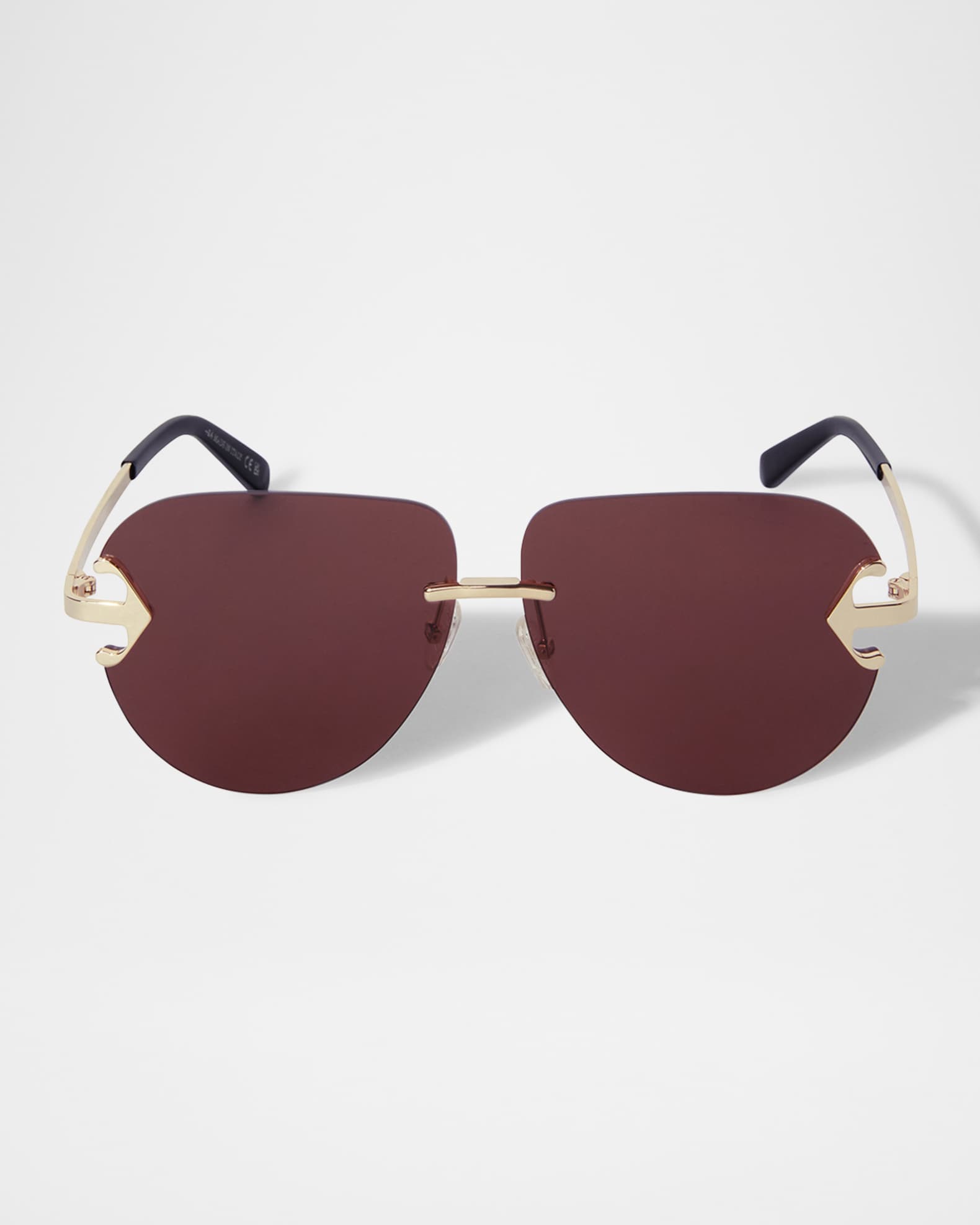 Men's Alexandria Metal Round Sunglasses 0