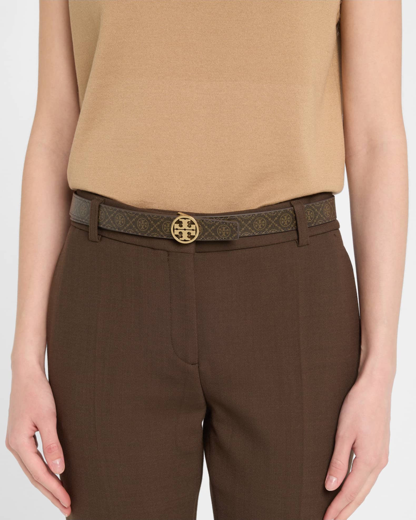 Miller Monogram Coated Canvas Belt 1