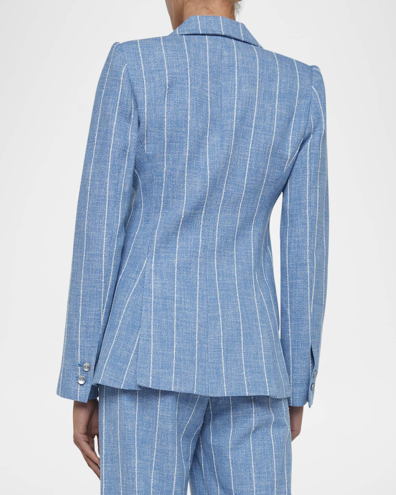 Chamberlain Pinstripe Single-Breasted Blazer