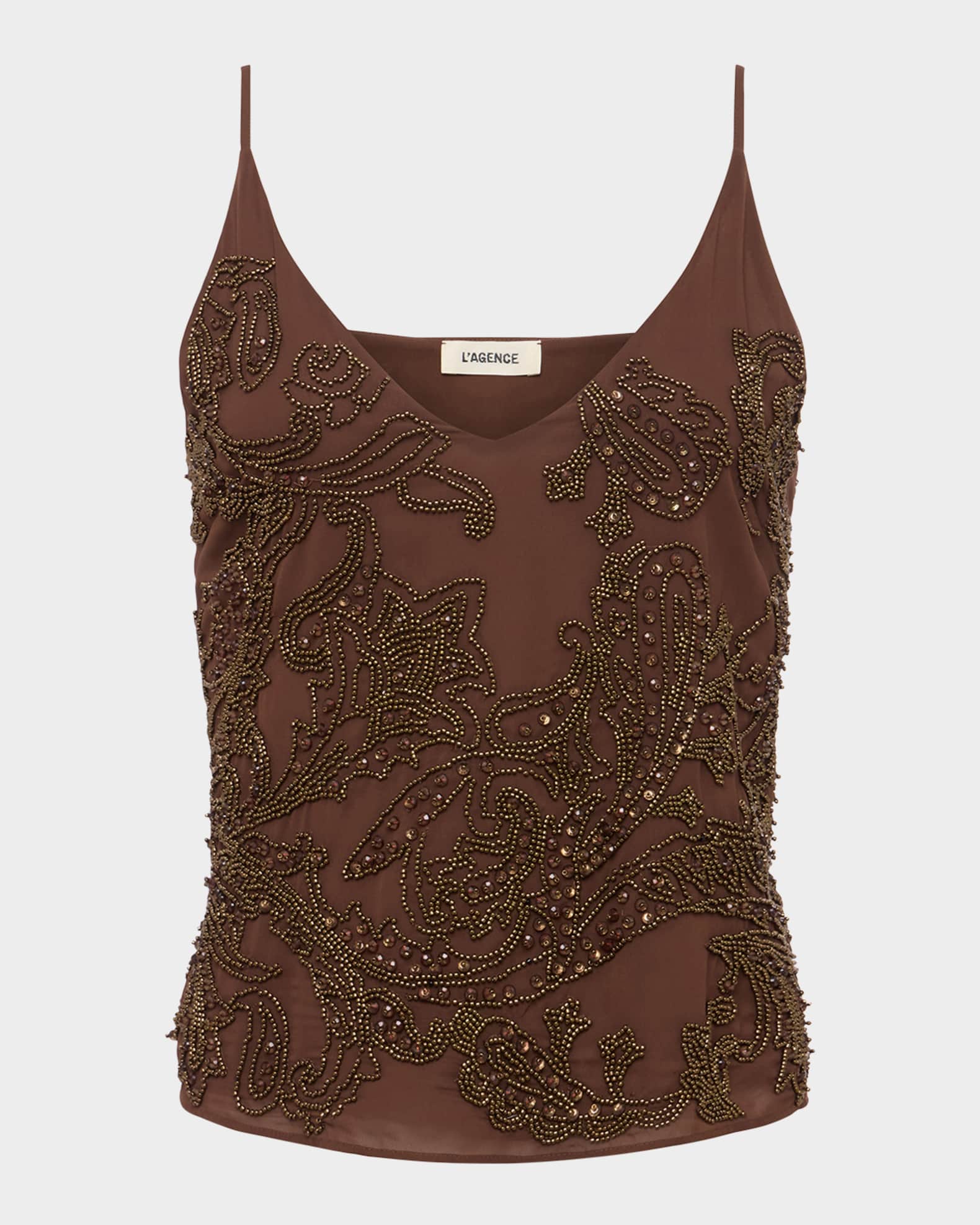Kass Embellished V-Neck Cami 0