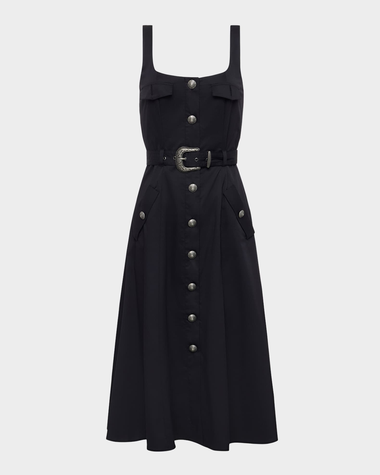 Tazia Scoop-Neck A-Line Dress 0